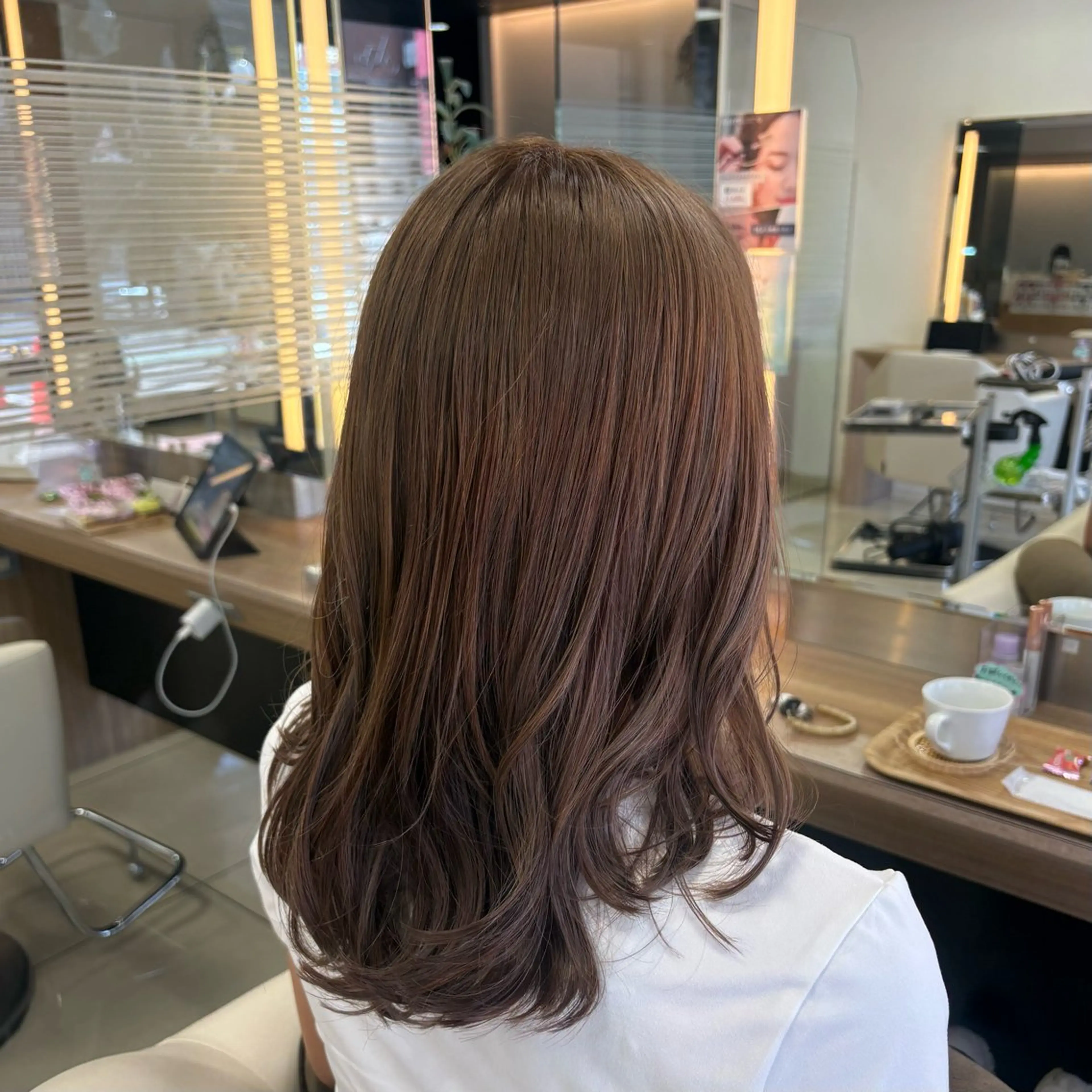 ミディアム カラー 透明感カラー🌿‬ /Hikariのヘアスタイル