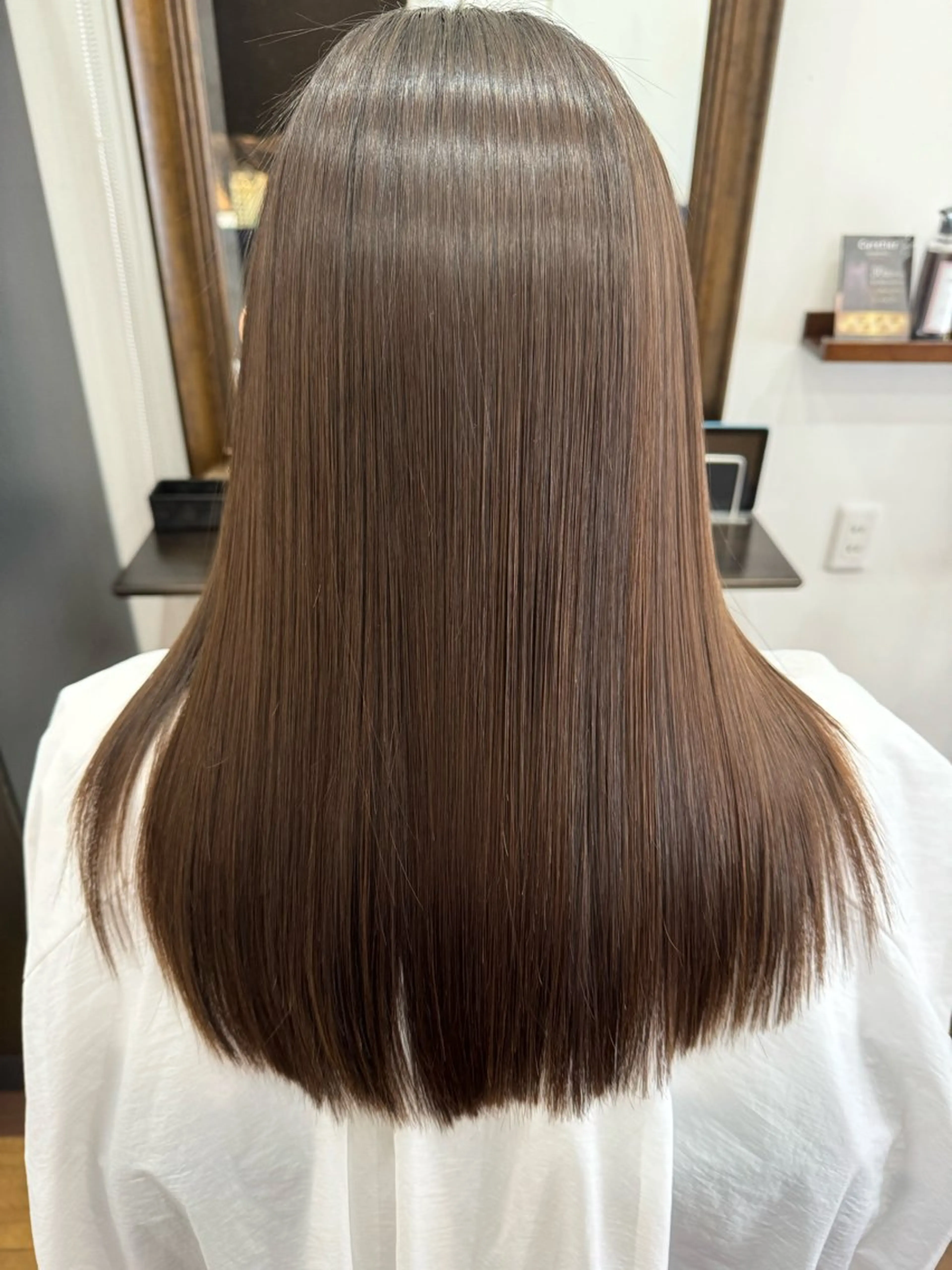 セミロング 髪質改善 縮毛矯正 超ヘアケア先生 TAKEのヘアスタイル