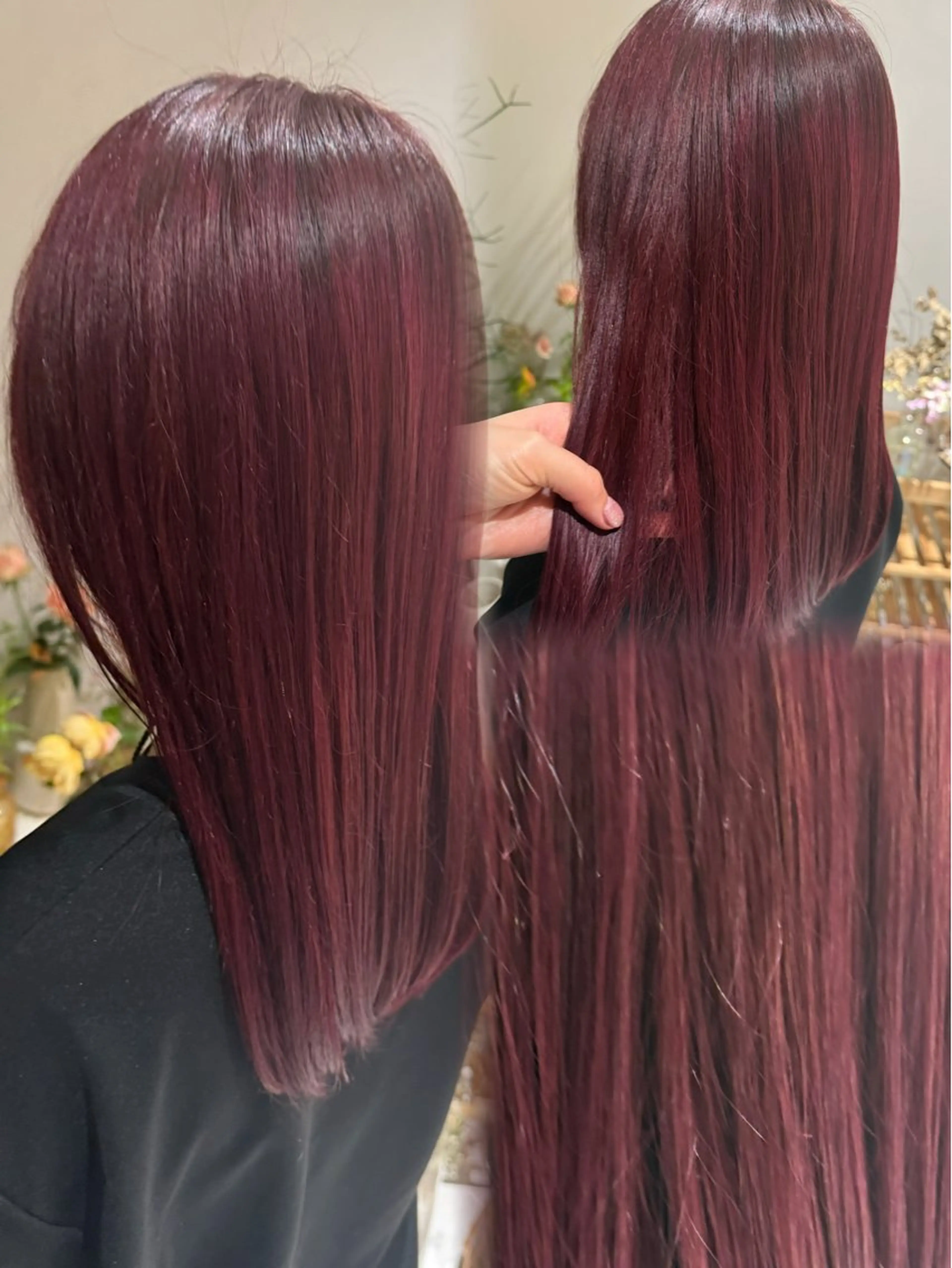 ミディアム カラー 🌷花屋併設サロン 荘司まゆり🌷のヘアスタイル