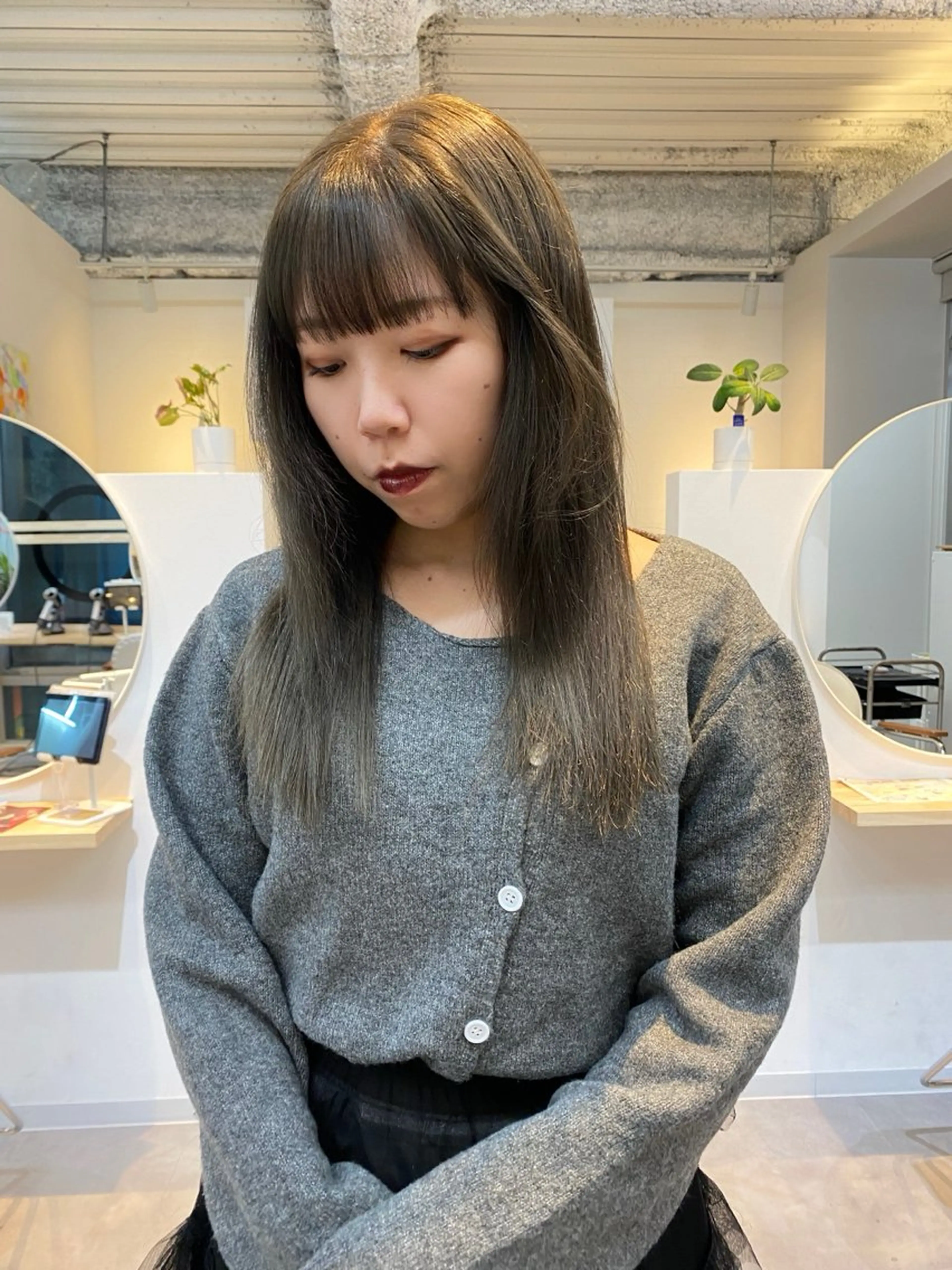 セミロング カラー ichika/福岡 /透明感カラー🤎のヘアスタイル