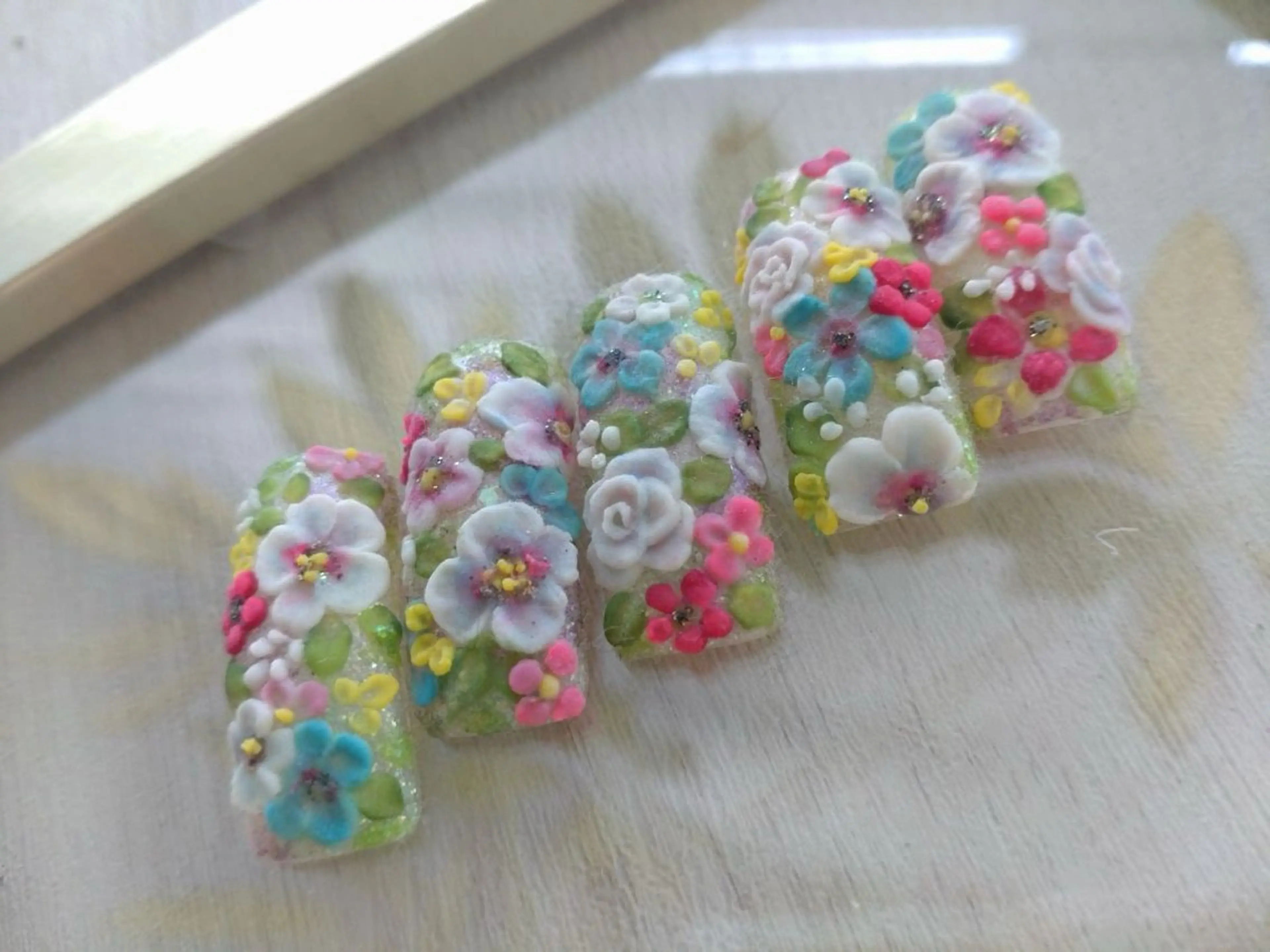 ネイル アートネイル ⭐︎休業中の練習⭐︎ JNA認定講師髙橋のネイルデザイン