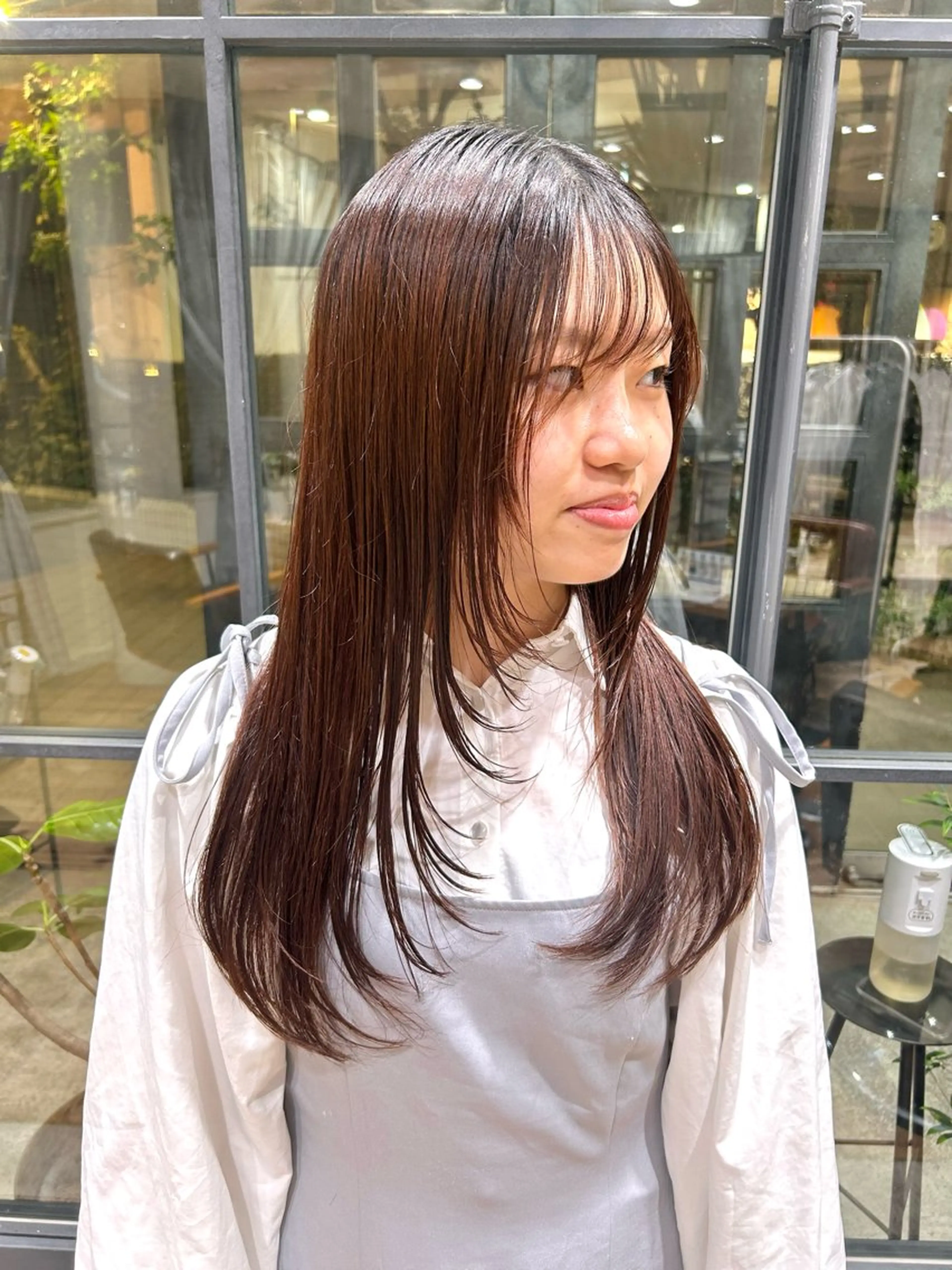 ロング カット ボブレイヤー/ ブリーチ/miyuuのヘアスタイル