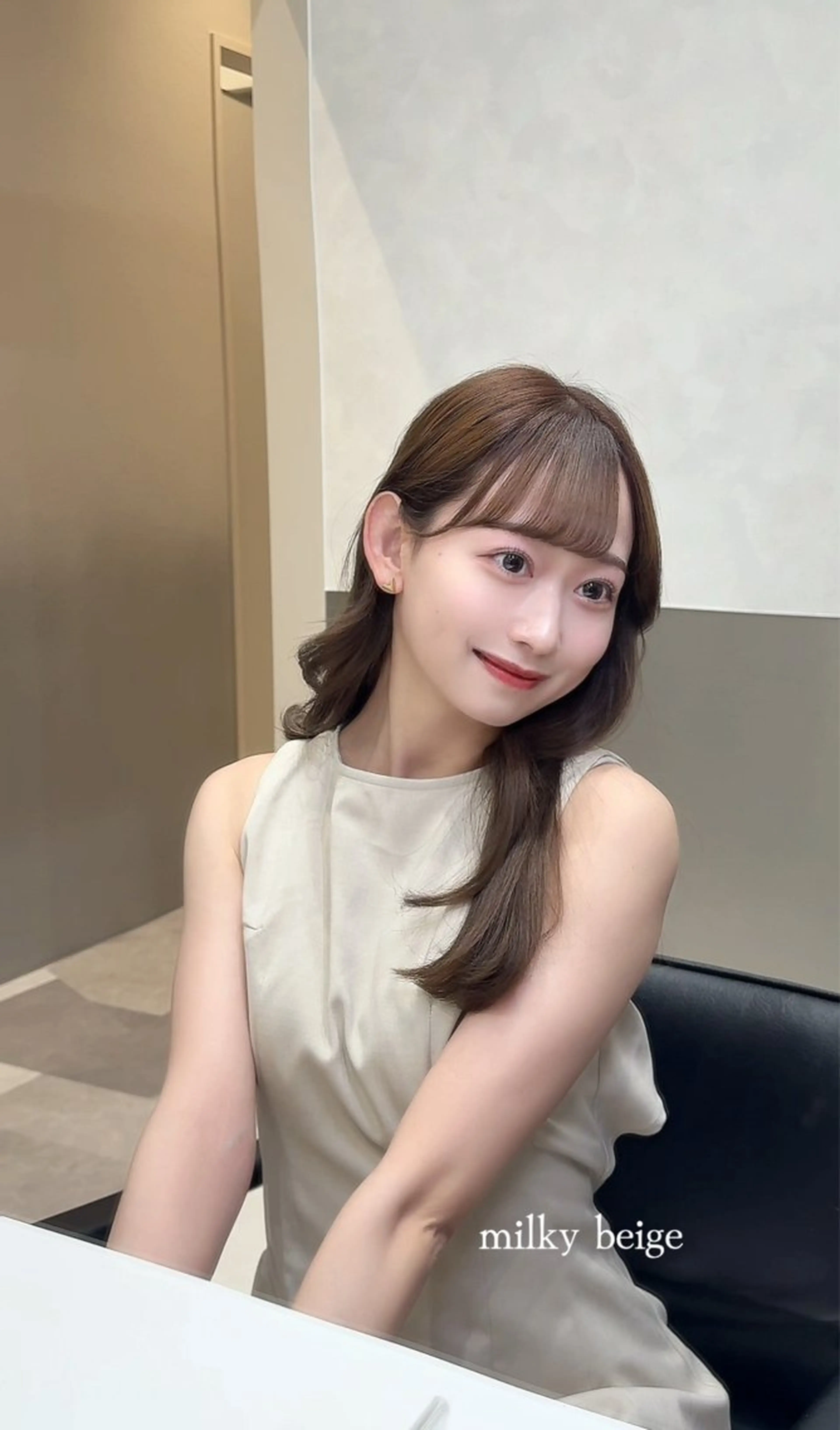 ロング ヘアカラー ゴートゥデイシェアサロン原宿vita所属・縮毛矯正クロスパーマ 益子達也のヘアスタイル