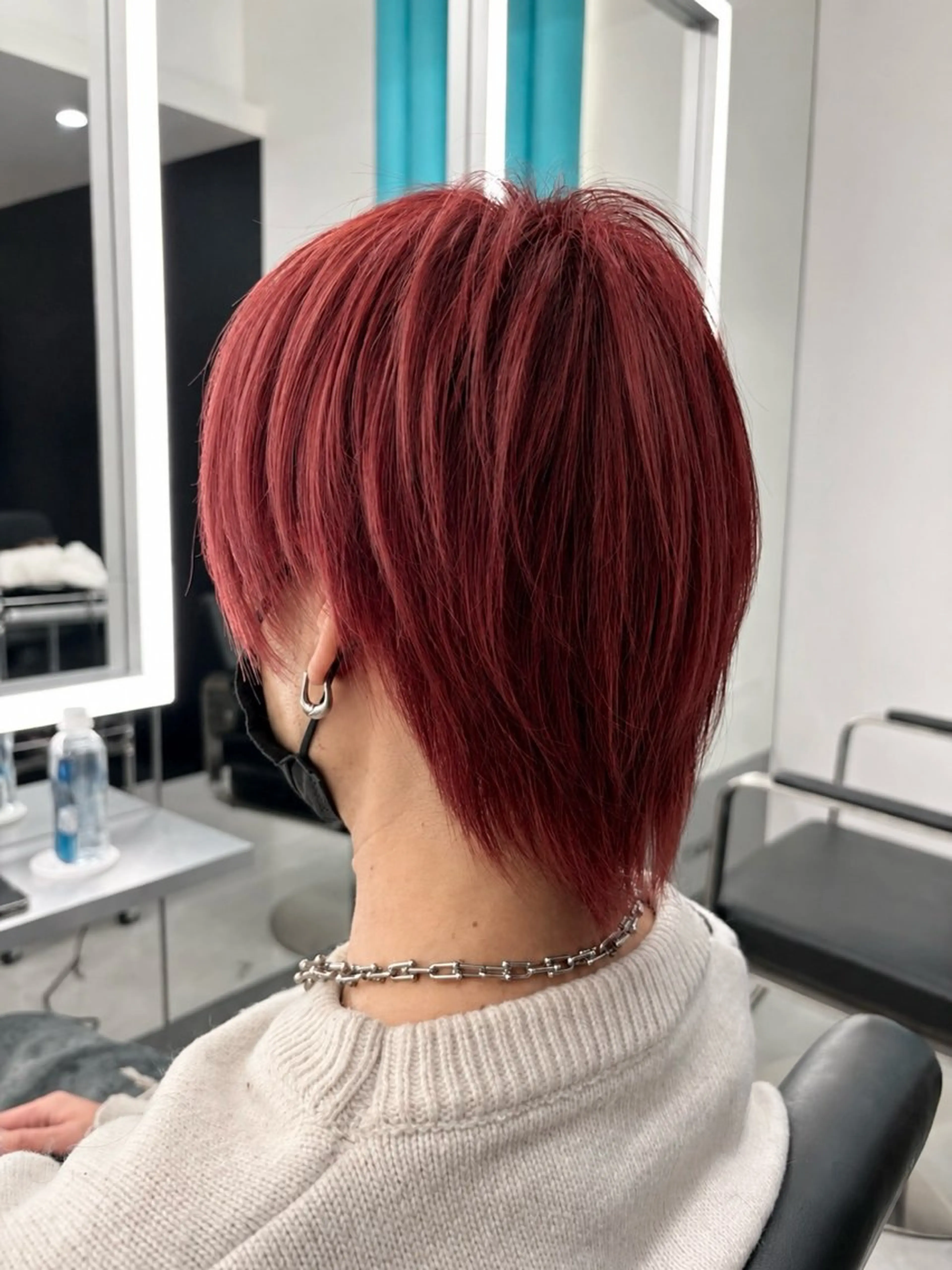 ショート メンズ メンズブリーチ ヘアカラー TACE AYANOのヘアスタイル