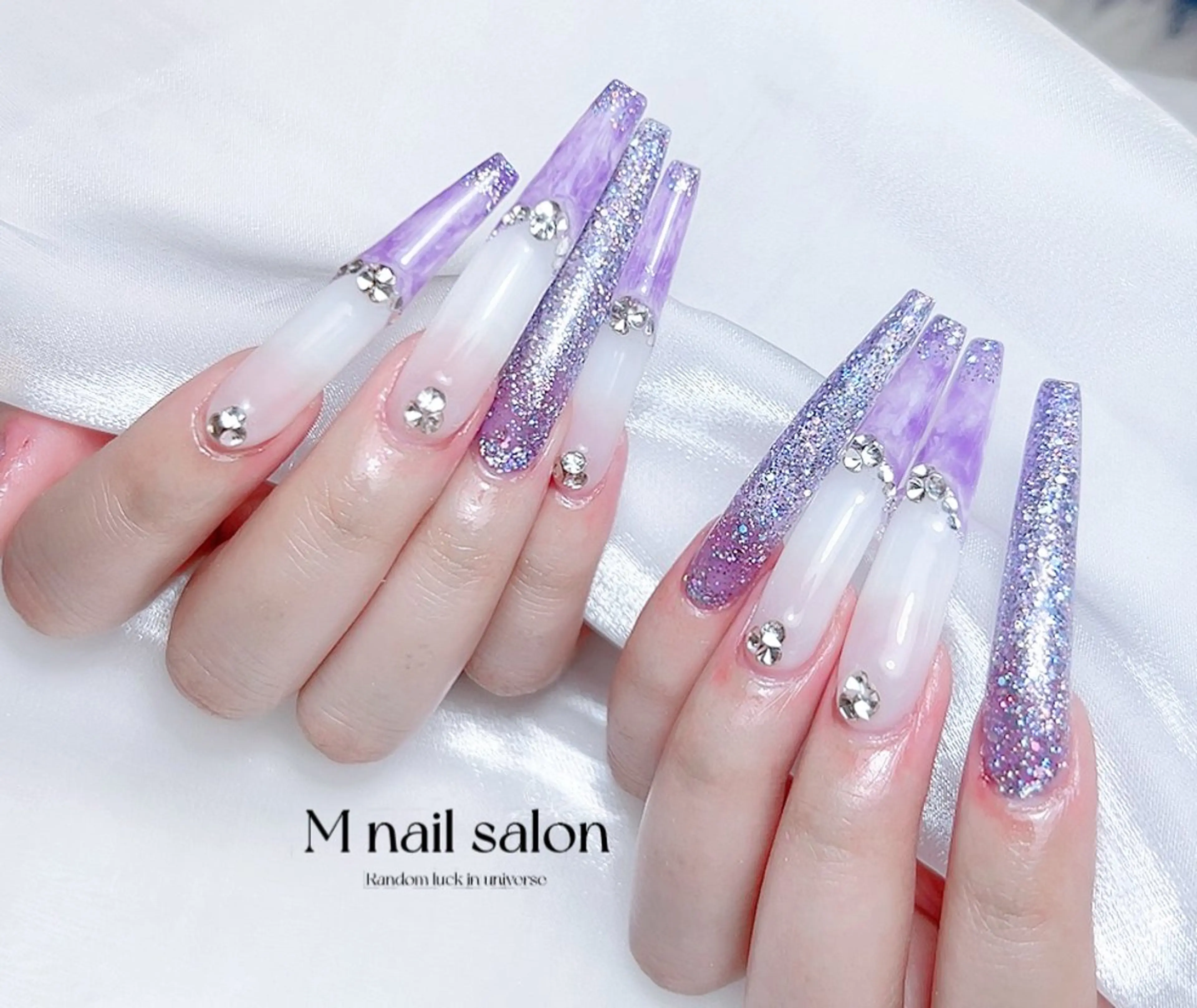 ネイル M🌷nail 長さだし専門店のネイルデザイン