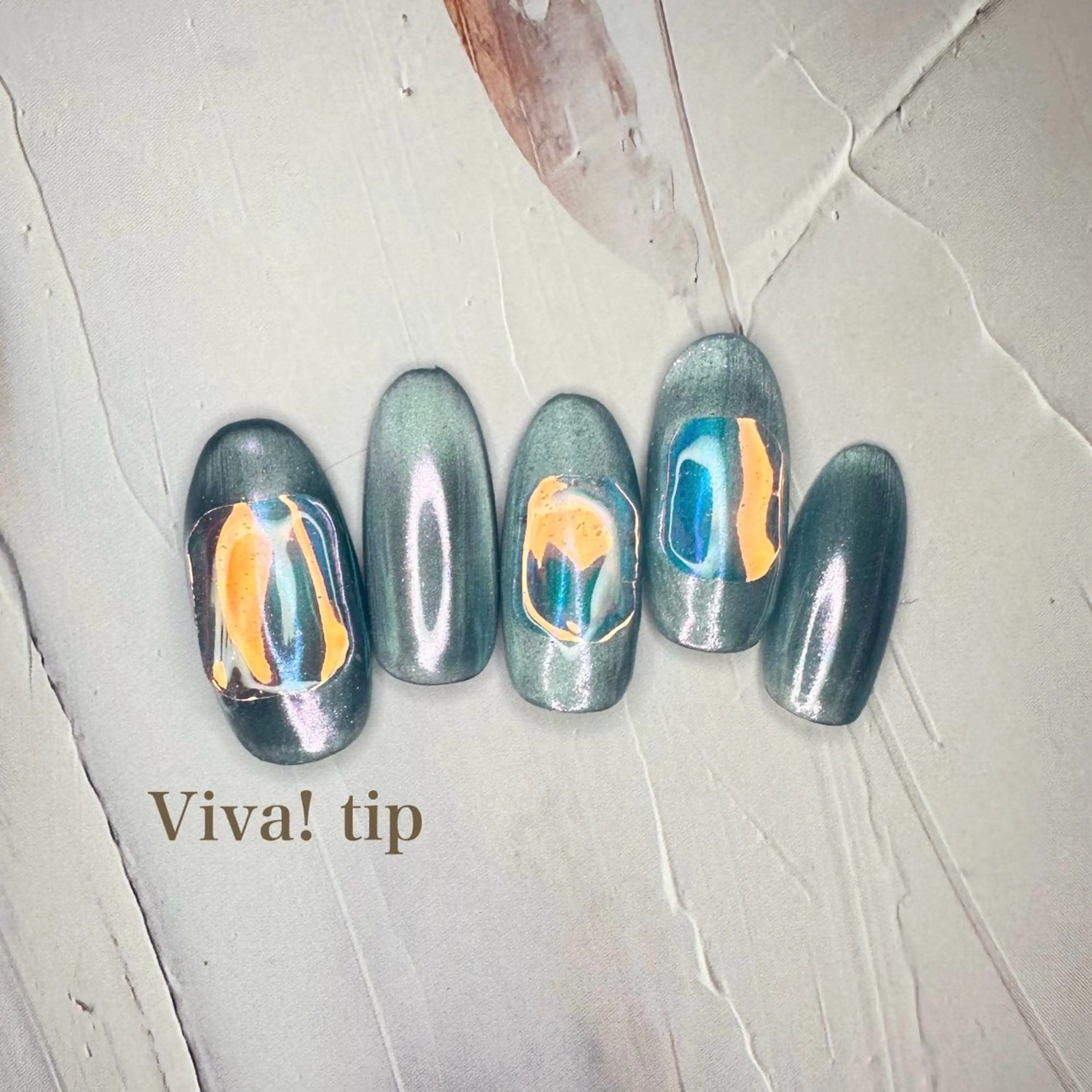 ネイル 氷ネイル・うるうるネイル Viva!tip ビバティップネイルのネイルデザイン