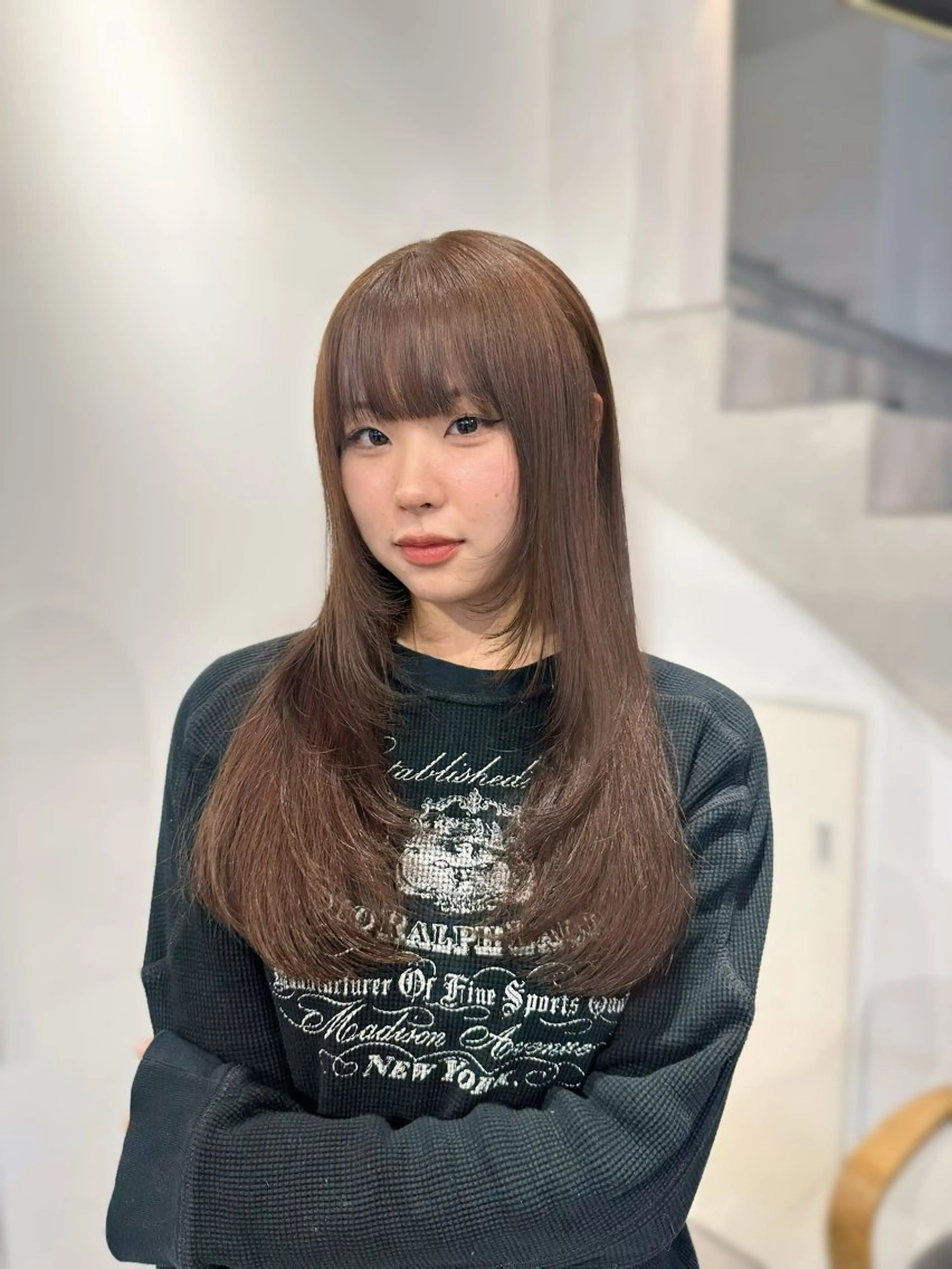 ロング カラー ヘアカラー 韓国ヘアメンズ・レデ ィース特化ミクのヘアスタイル