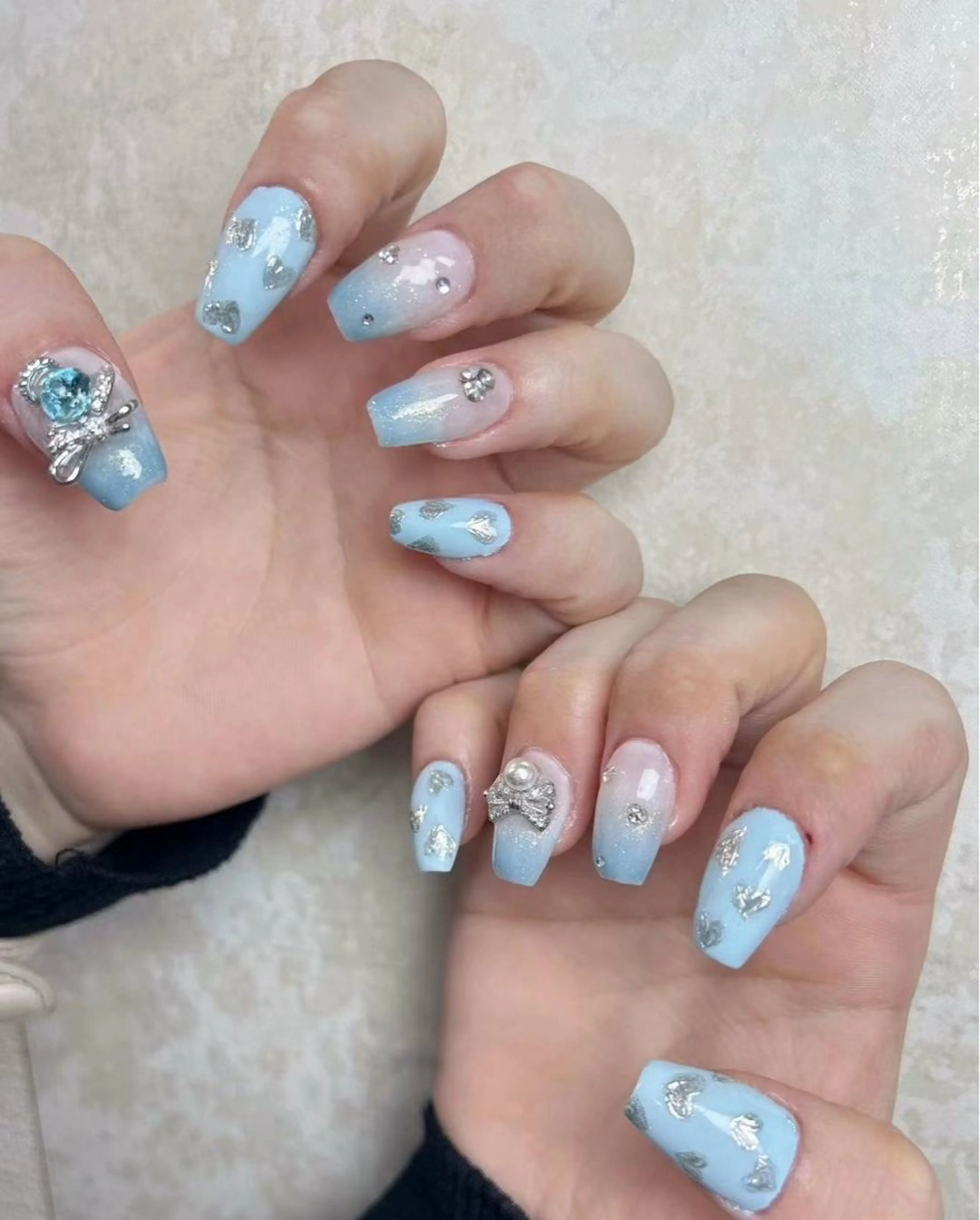 ネイル アートネイル フラワーネイル フットネイル ジェルネイル マグネットネイル Babarla nailのネイルデザイン