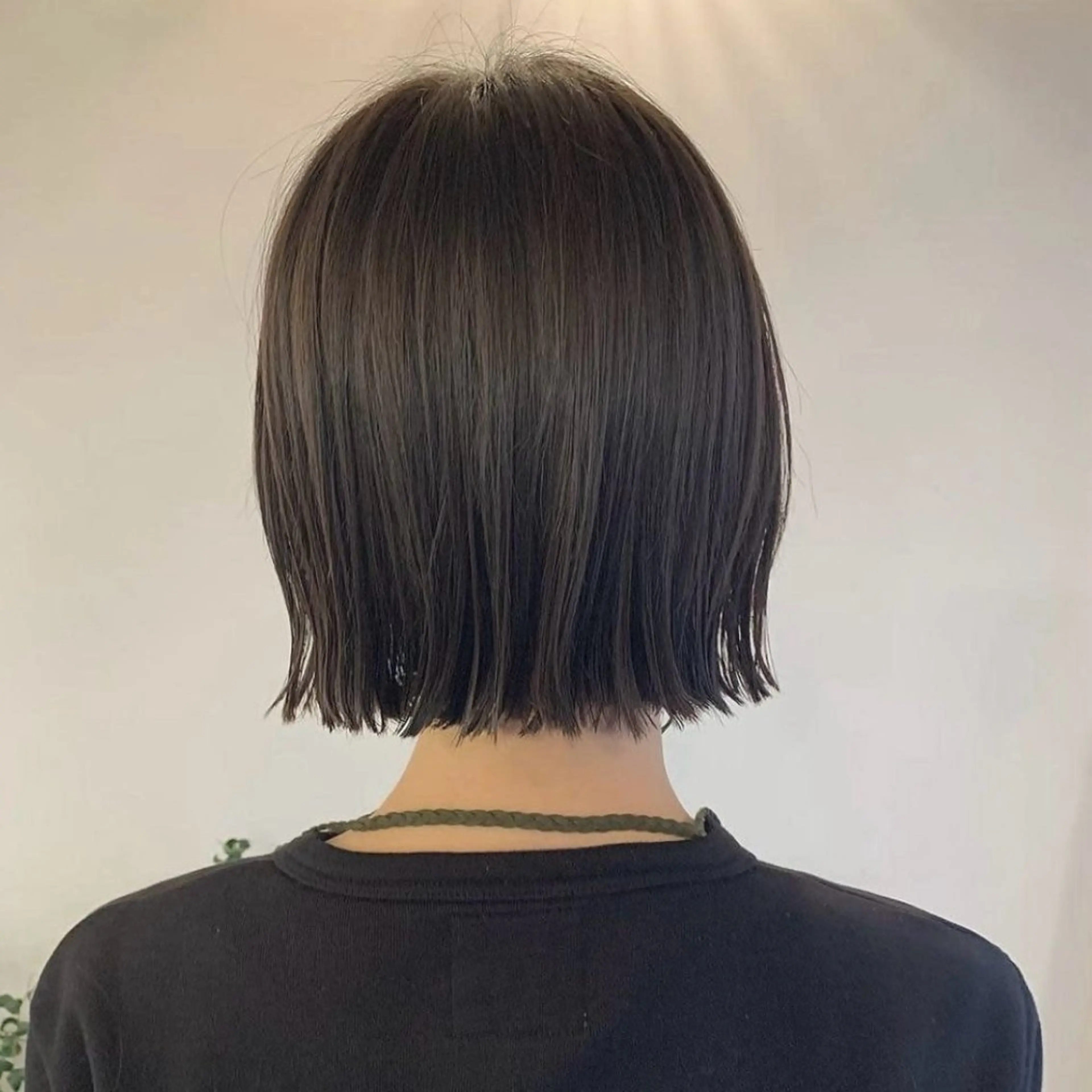 ショート ボブ 六本松航空所属・いわさき ゆずほのヘアスタイル