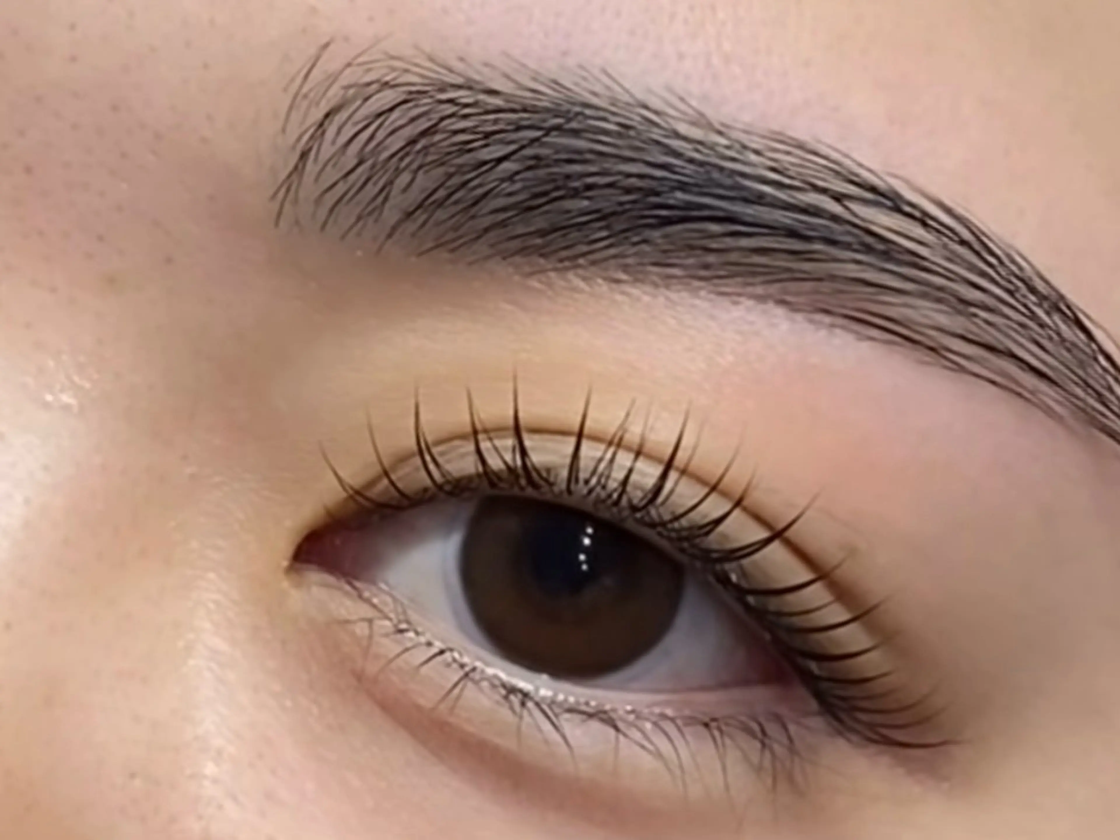 【韓国風】マスカラパーマ🩵束感×ツヤまつげ／ナチュラル盛れ♪の写真