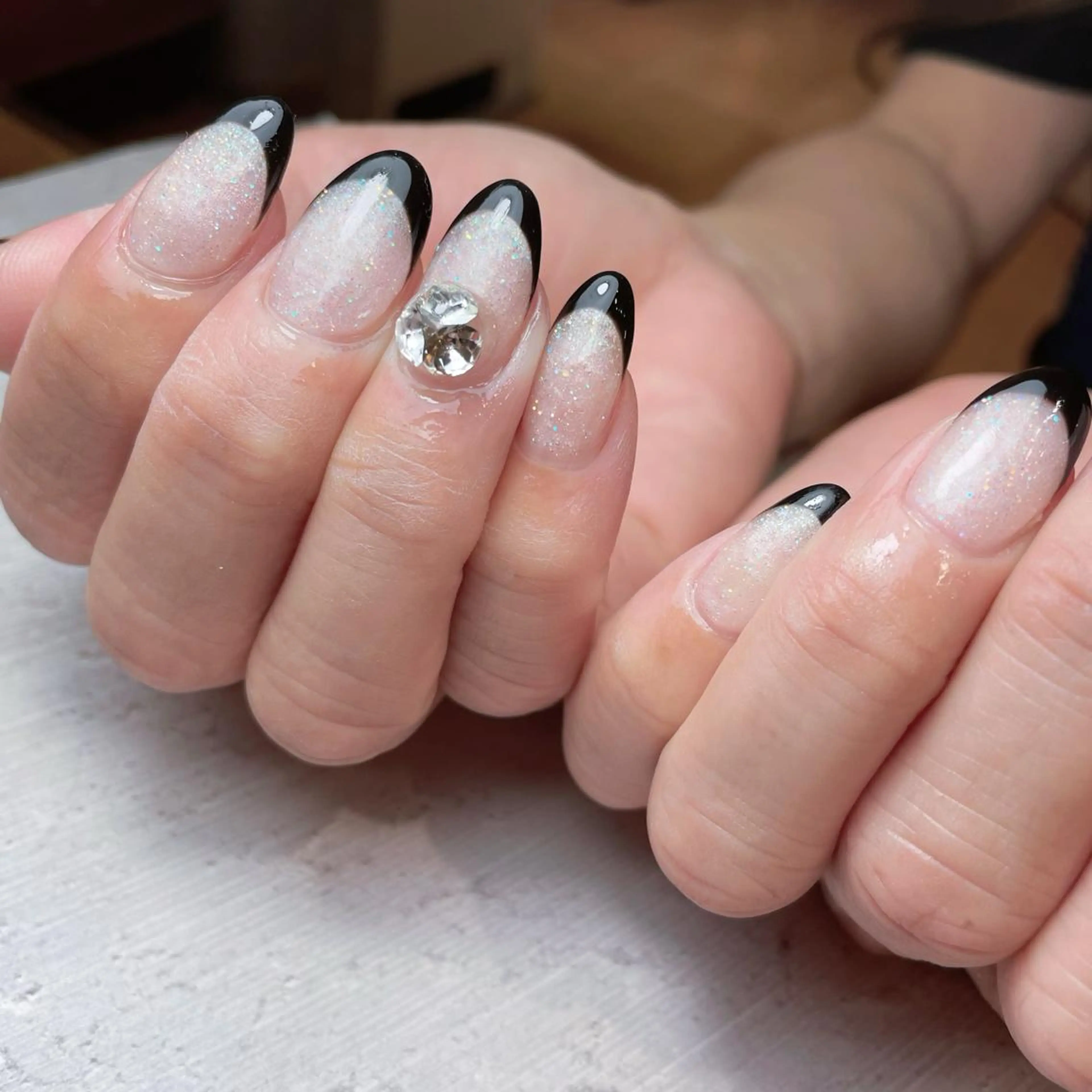 ネイル フレンチネイル ハンドネイル nail&eyelash mate所属・京都/東向日/桂 ayumiのネイルデザイン