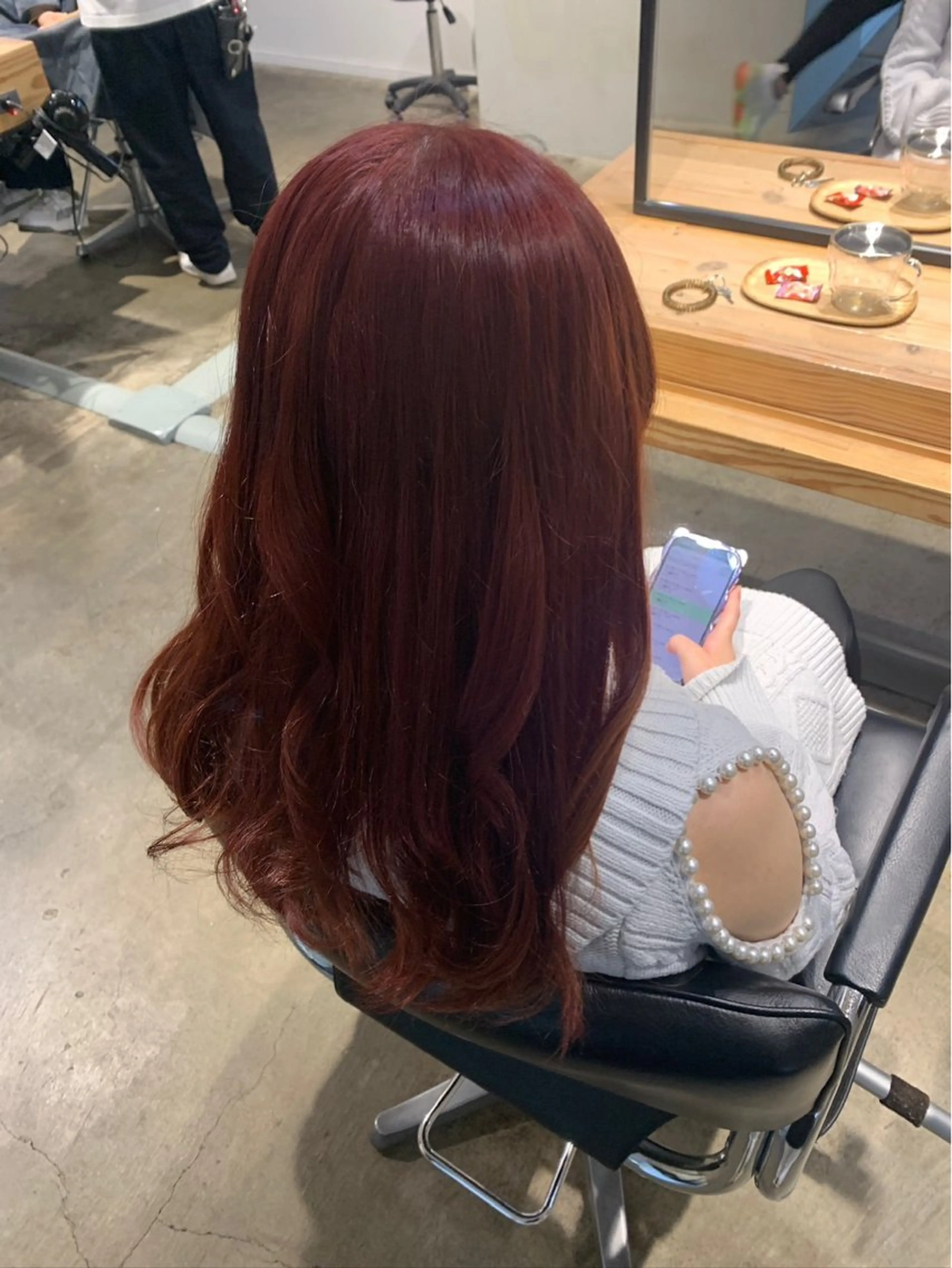カラー 西村 颯世のヘアスタイル