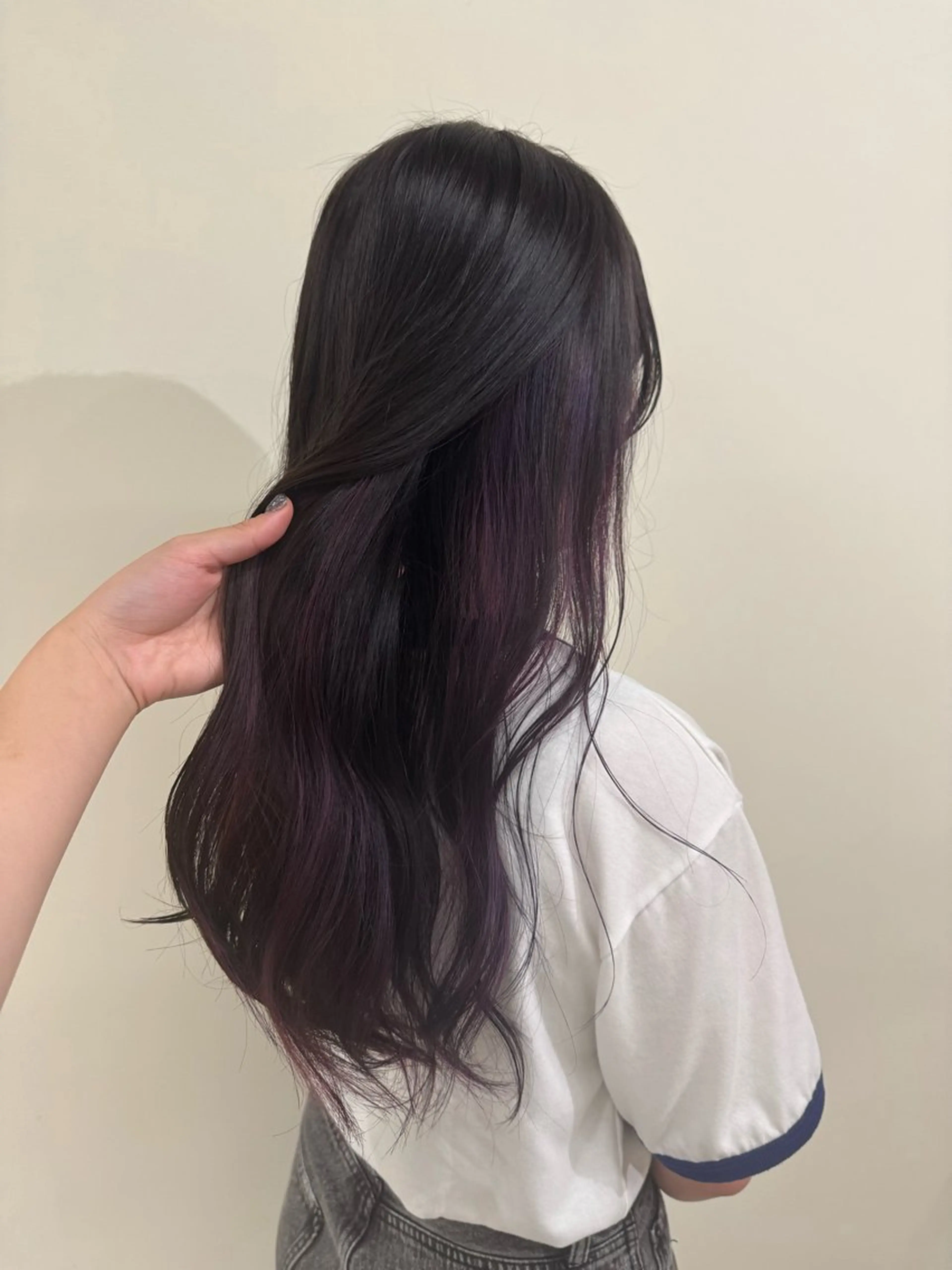 ロング カラー ゆ う あのヘアスタイル