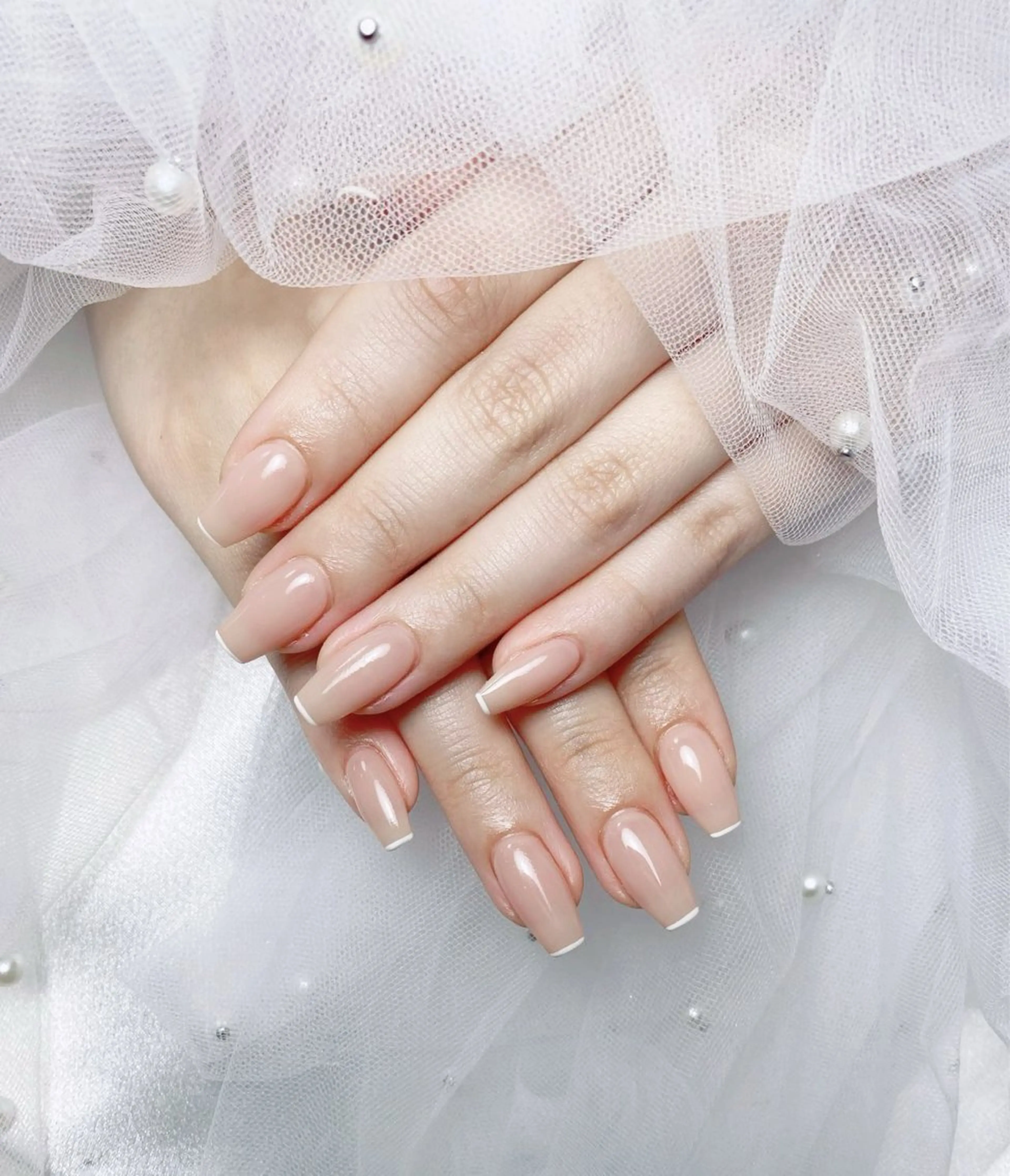 ネイル フレンチネイル ジェルネイル ハート 韓国ネイル マグネットネイル ハンドネイル ネイルサロン lotusのネイルデザイン