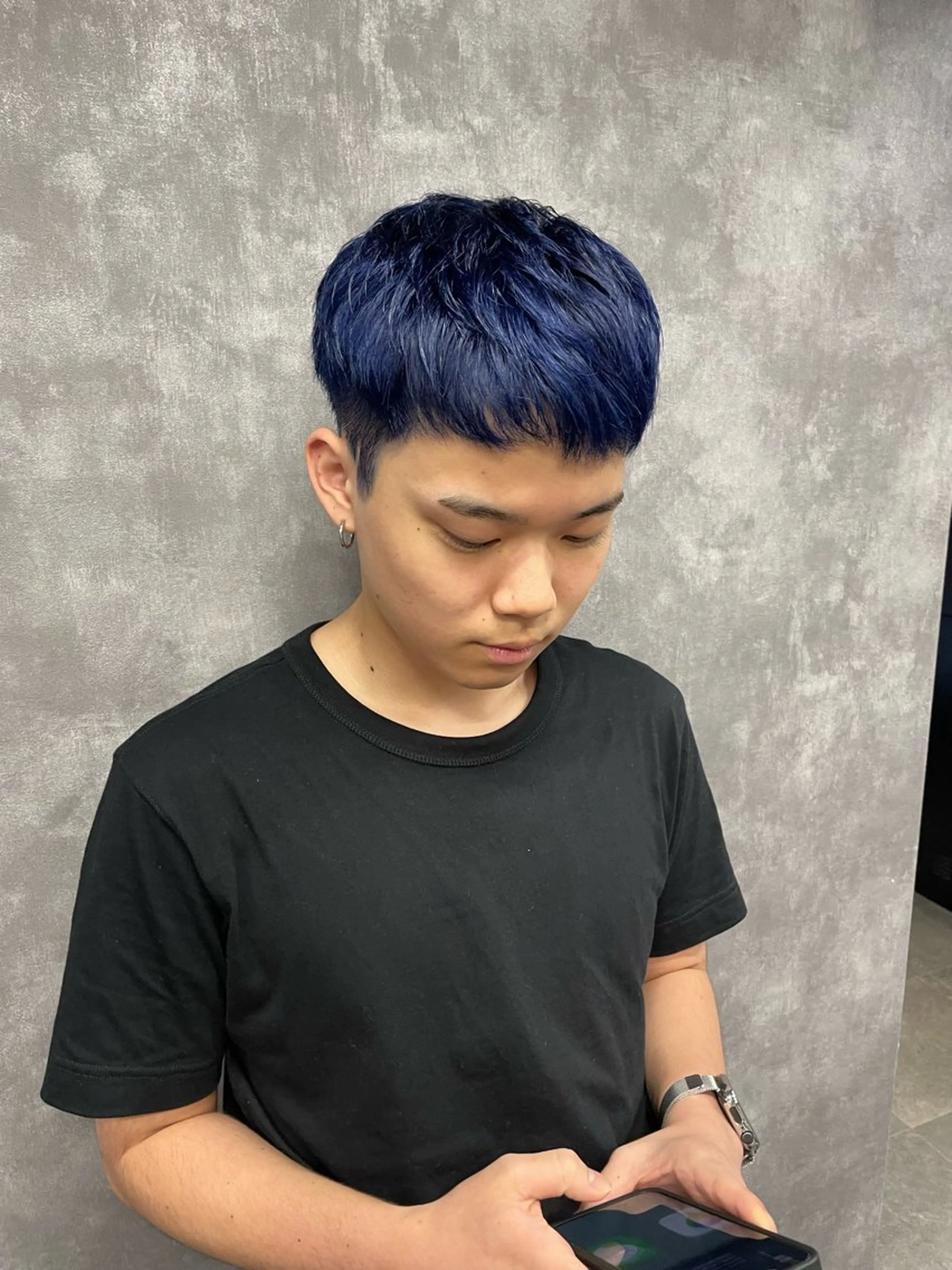 メンズ メンズブリーチ メンズハイトーン ヘアカラー トリートメント nanac所属・NINA 🐥⸒⸒のヘアスタイル