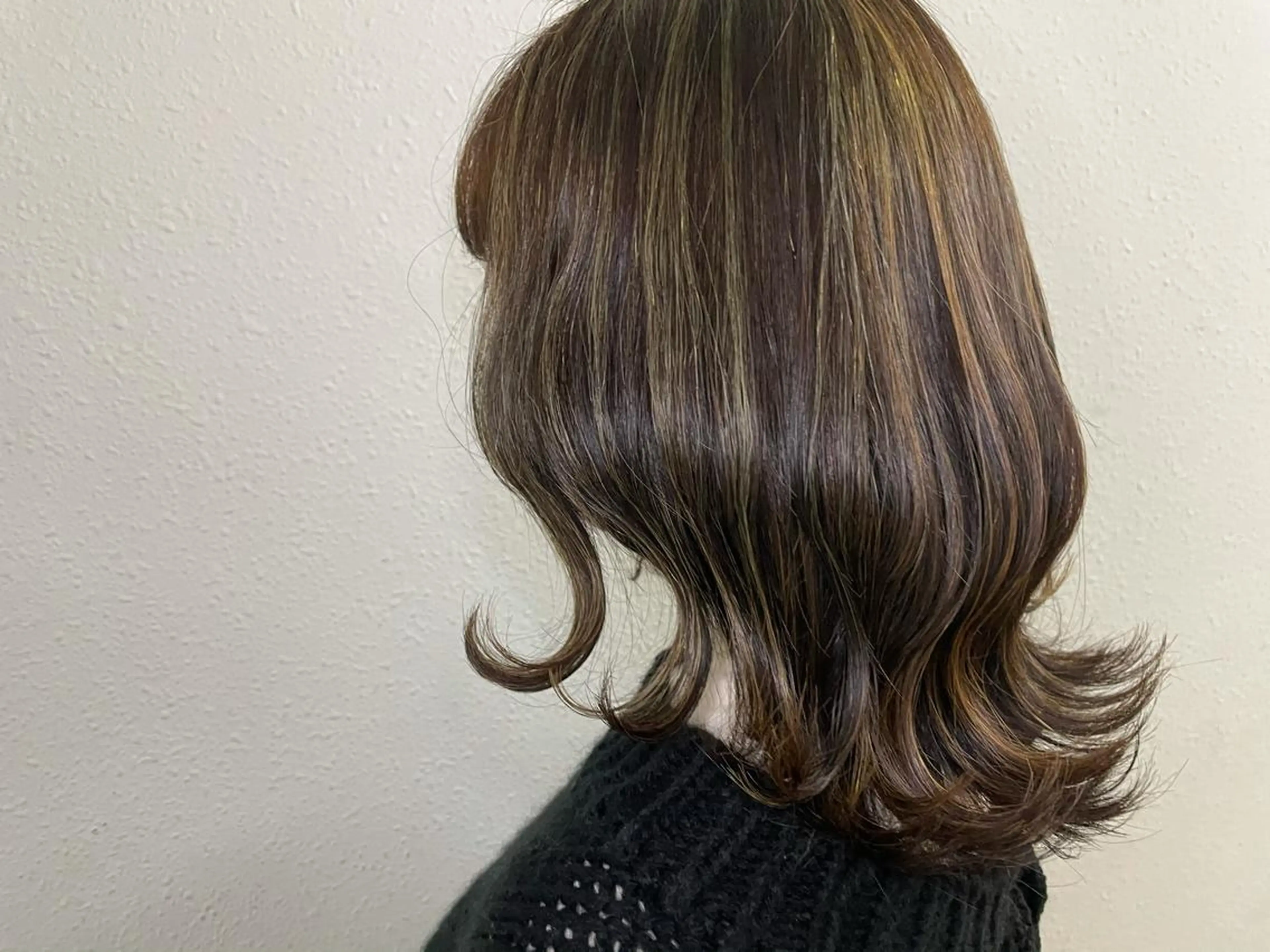 ミディアム カラー カット ヘアカラー トリートメント ヘアセット ✨髪質改善特化サロン ✨グシユキヤ✨のヘアスタイル