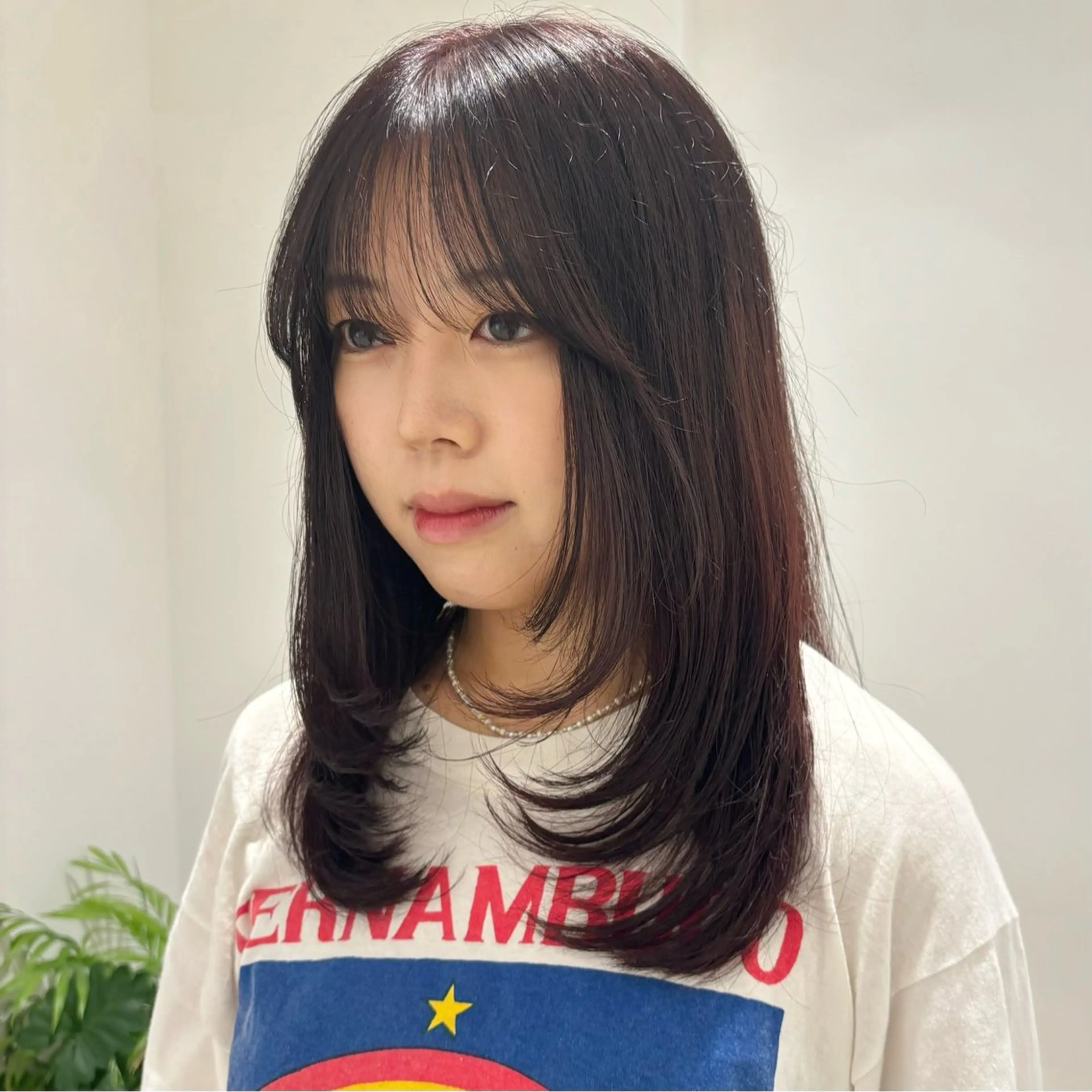 セミロング カラー アヤカ foto 武蔵小杉のヘアスタイル