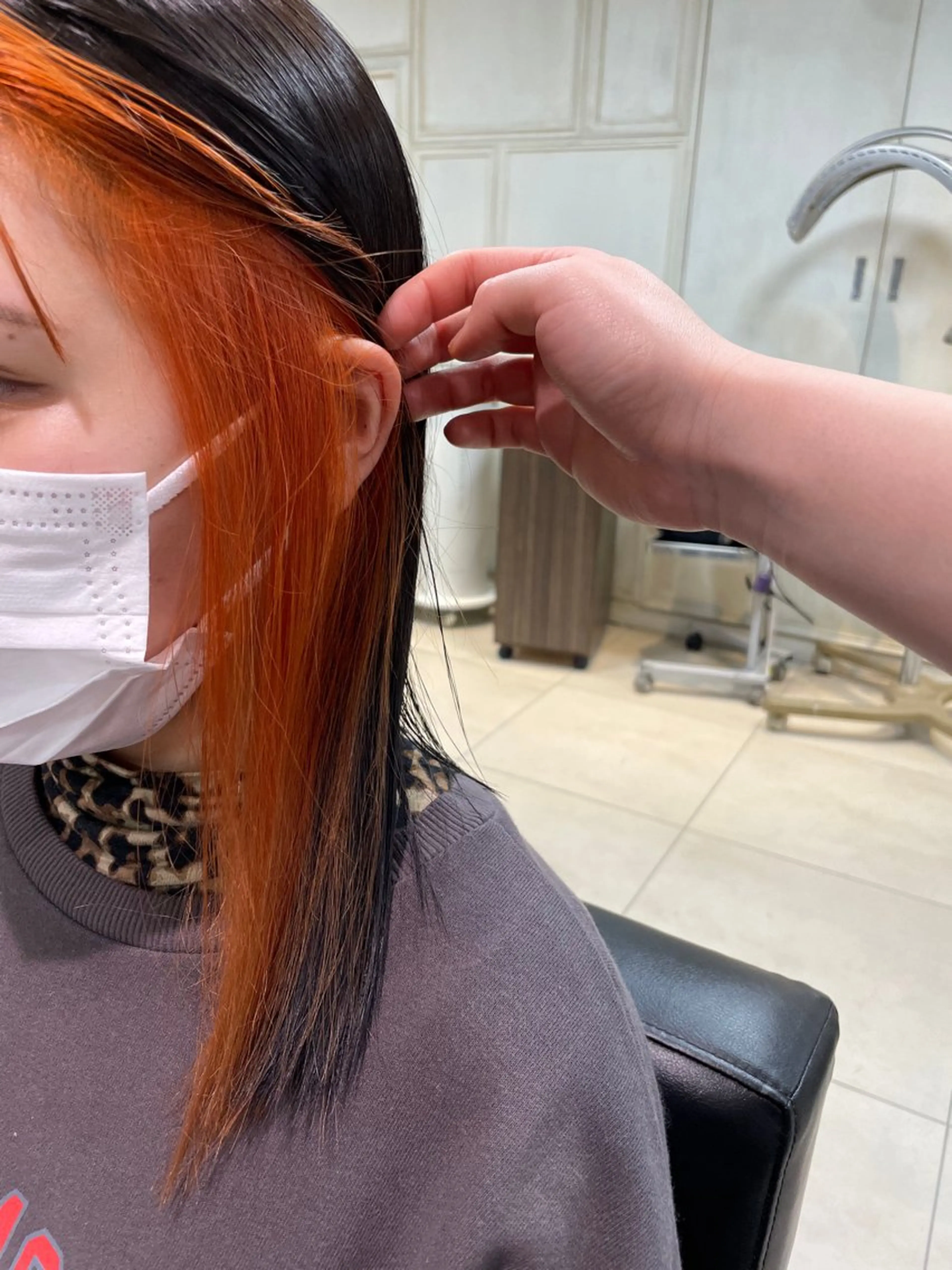 カラー インナーカラー NEXTzer0 メンズカット/パーマのヘアスタイル