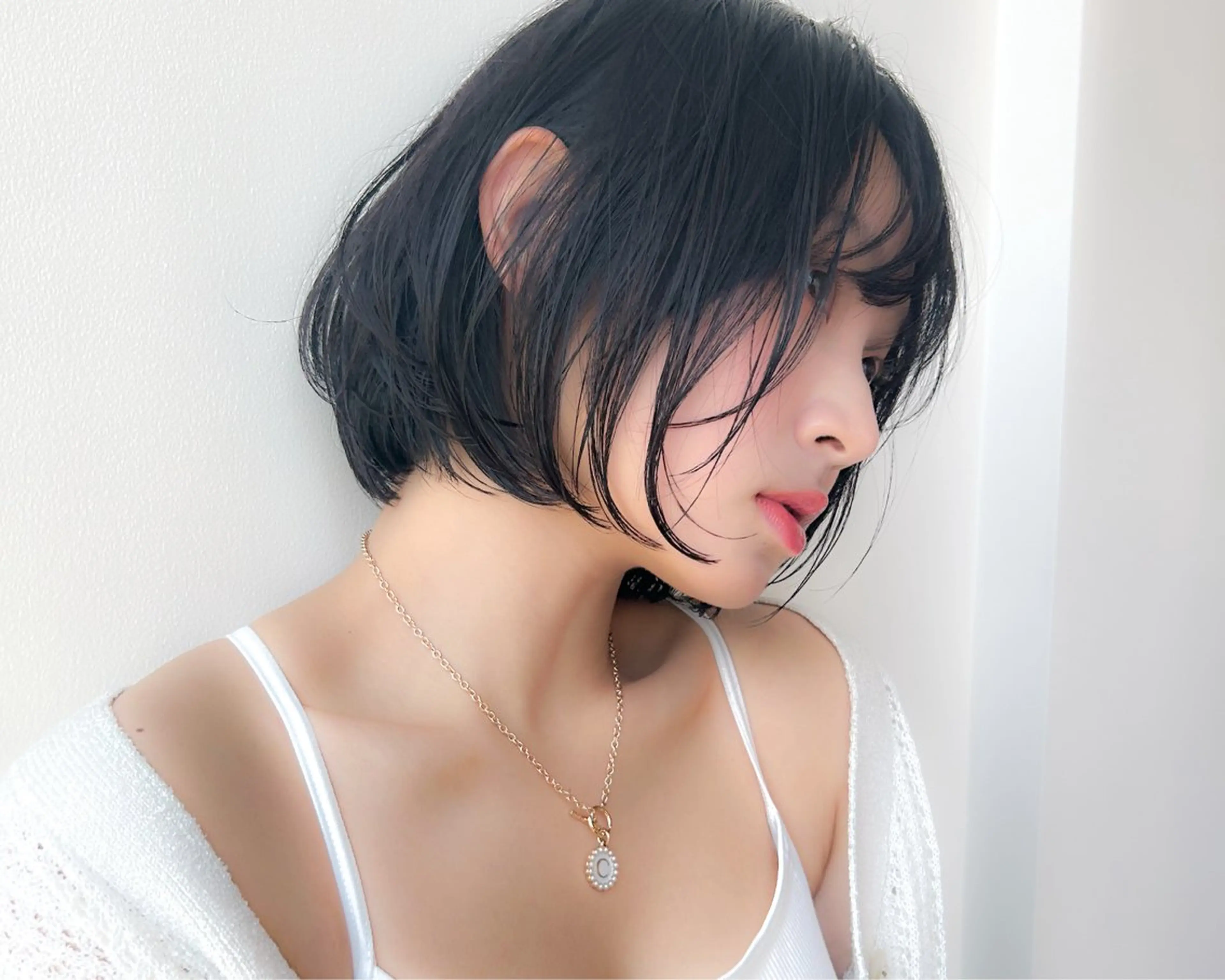 ショート 顔周りレイヤー/ボブ 銀座✨中野まさひろのヘアスタイル