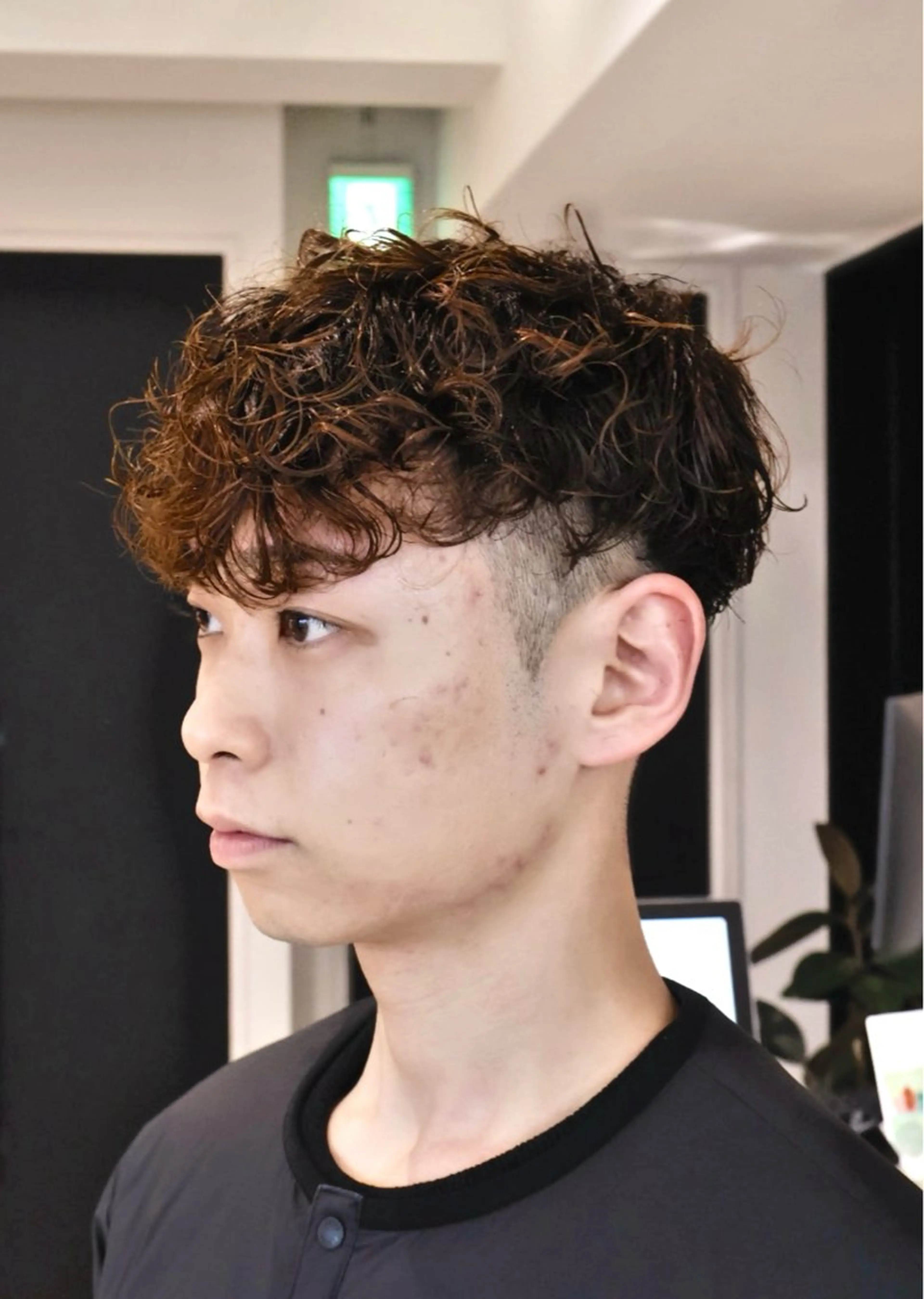 ショート メンズパーマ梅田 ・川副史晶のヘアスタイル