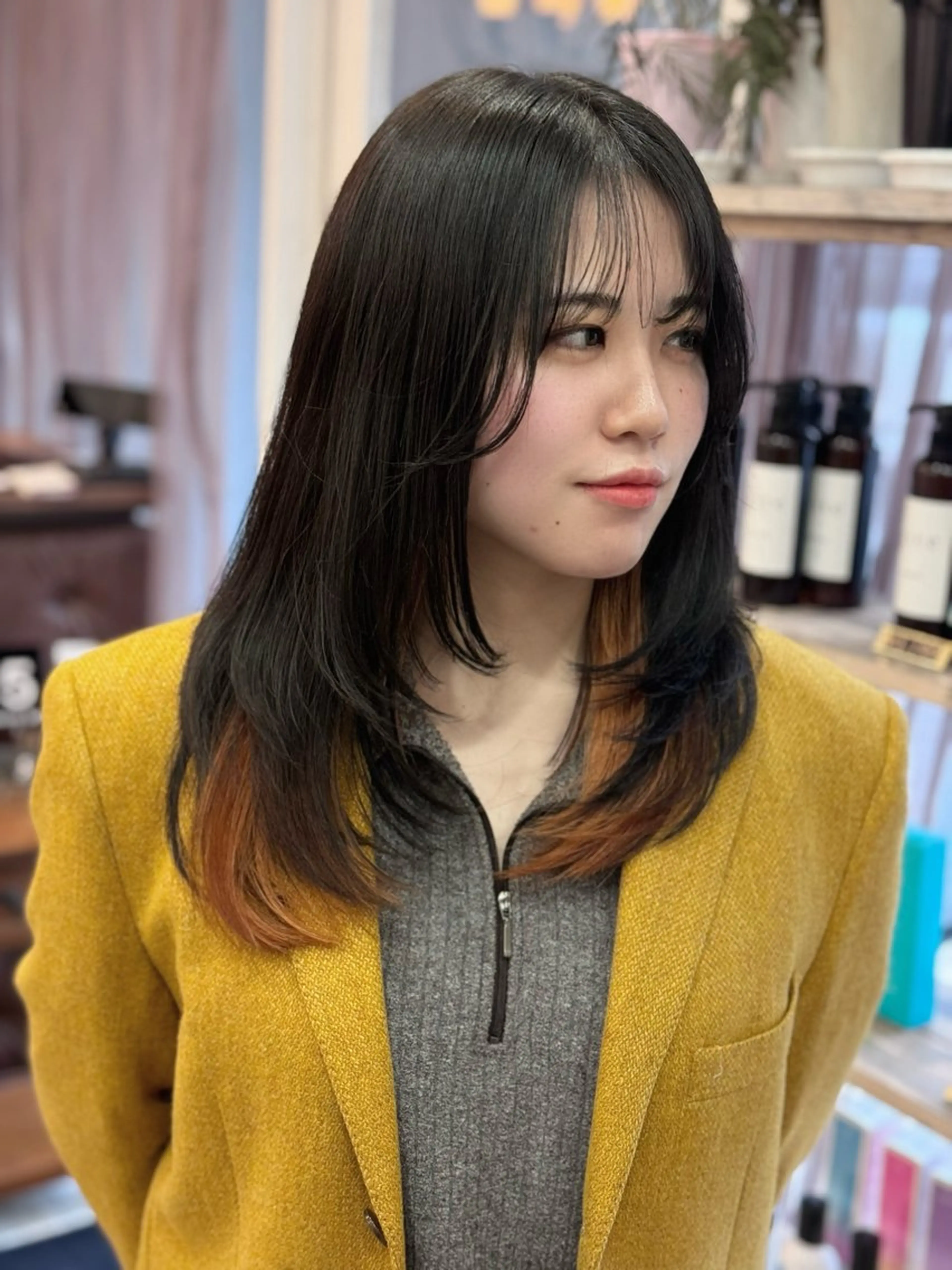 ロング レイヤーカット カット ウルフ/レイヤー /髪質改善　ナユタのヘアスタイル