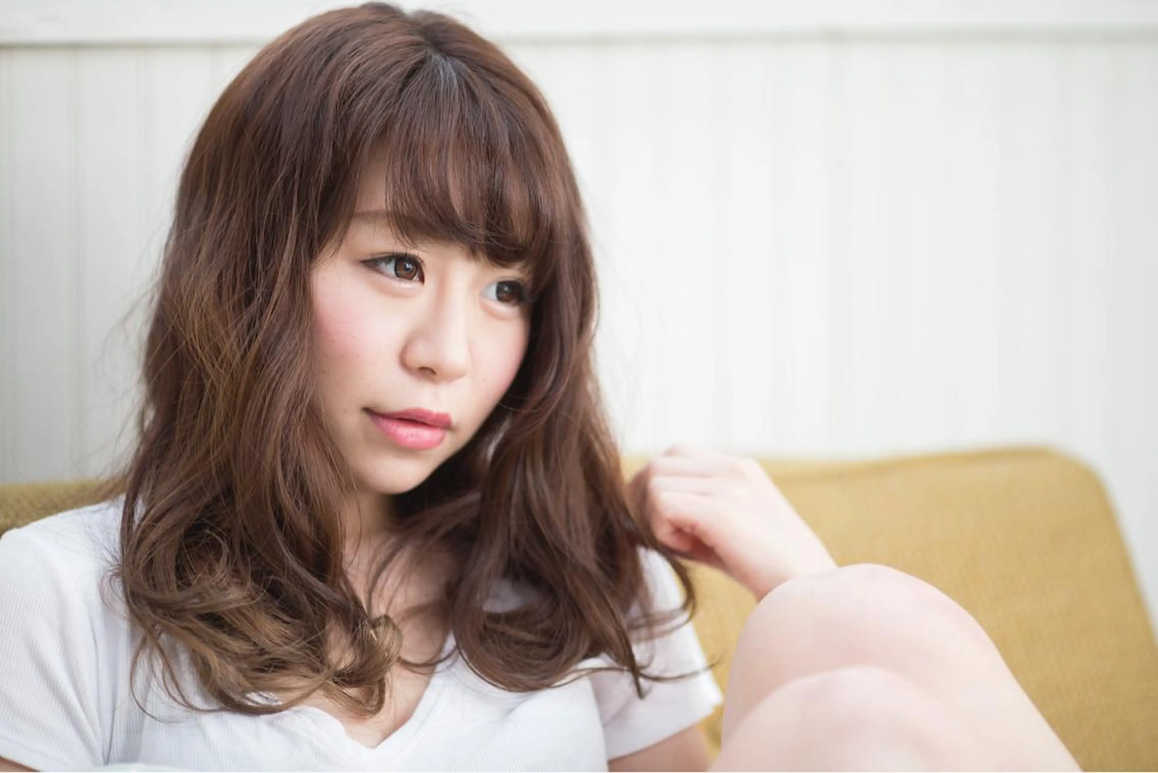 ミディアム カラー 似合わせ／代表 髪質改善/山田将大のヘアスタイル