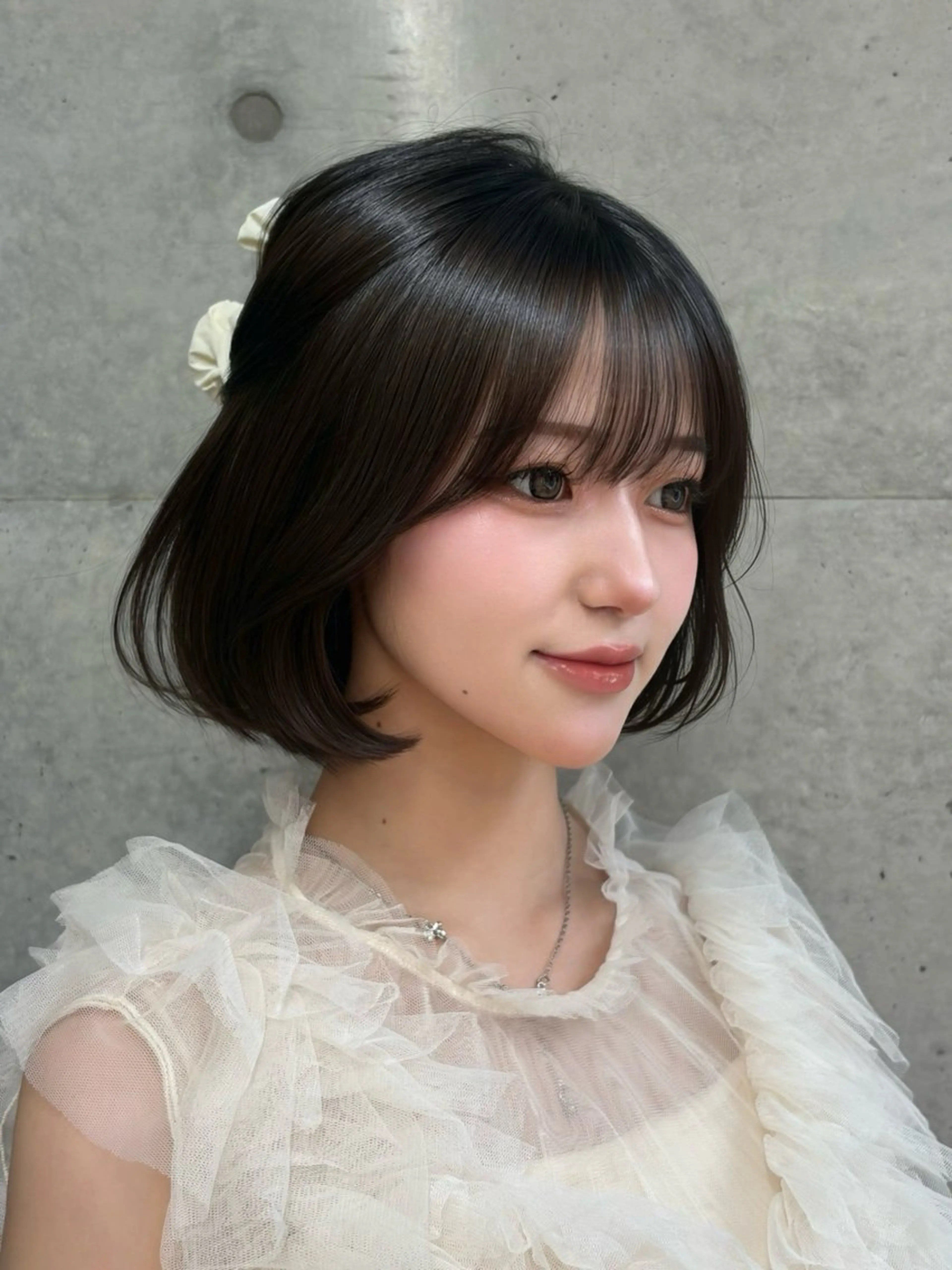 ショート ヘアアレンジ toco.⋆𝜗𝜚 /  天神美容師のヘアスタイル