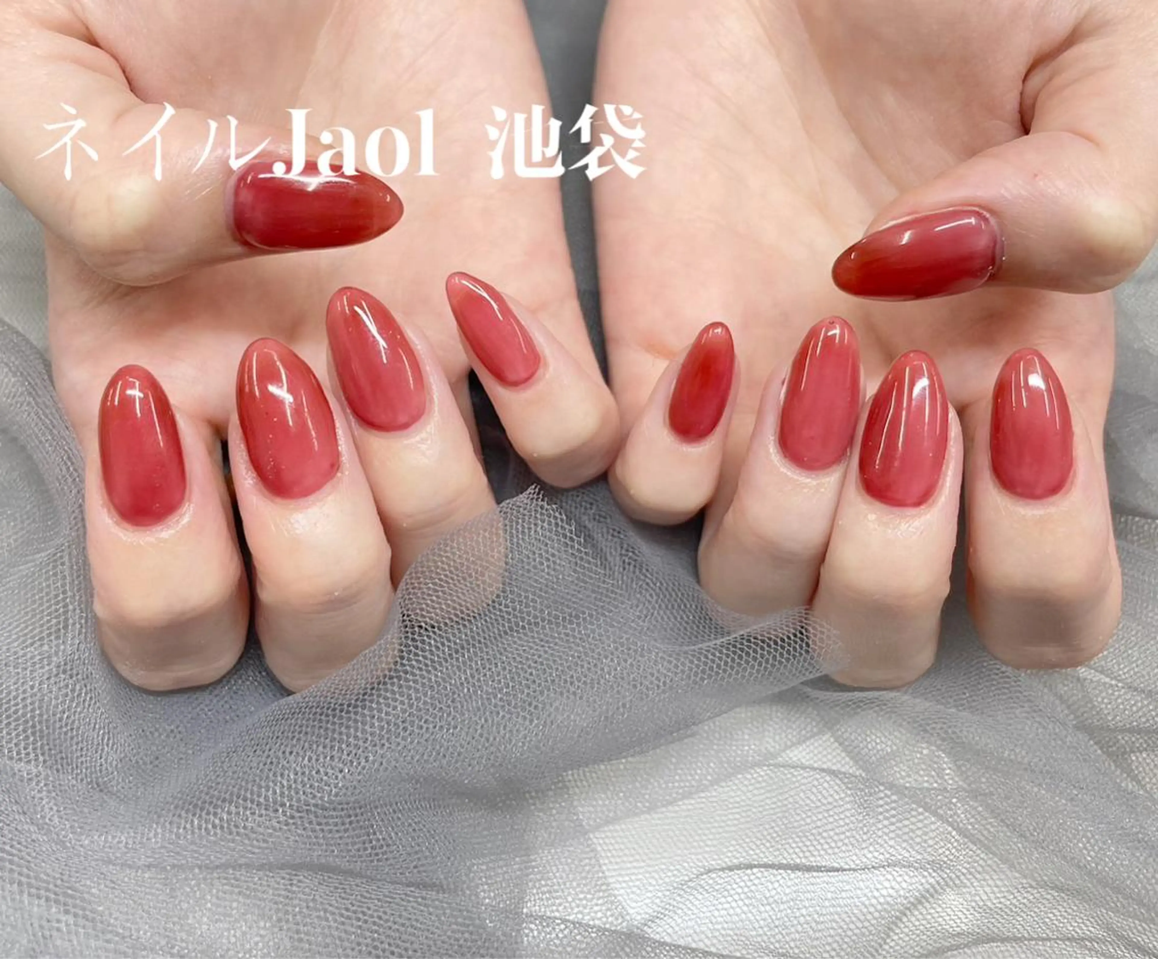 セミロング ネイルJaol 池袋のネイルデザイン