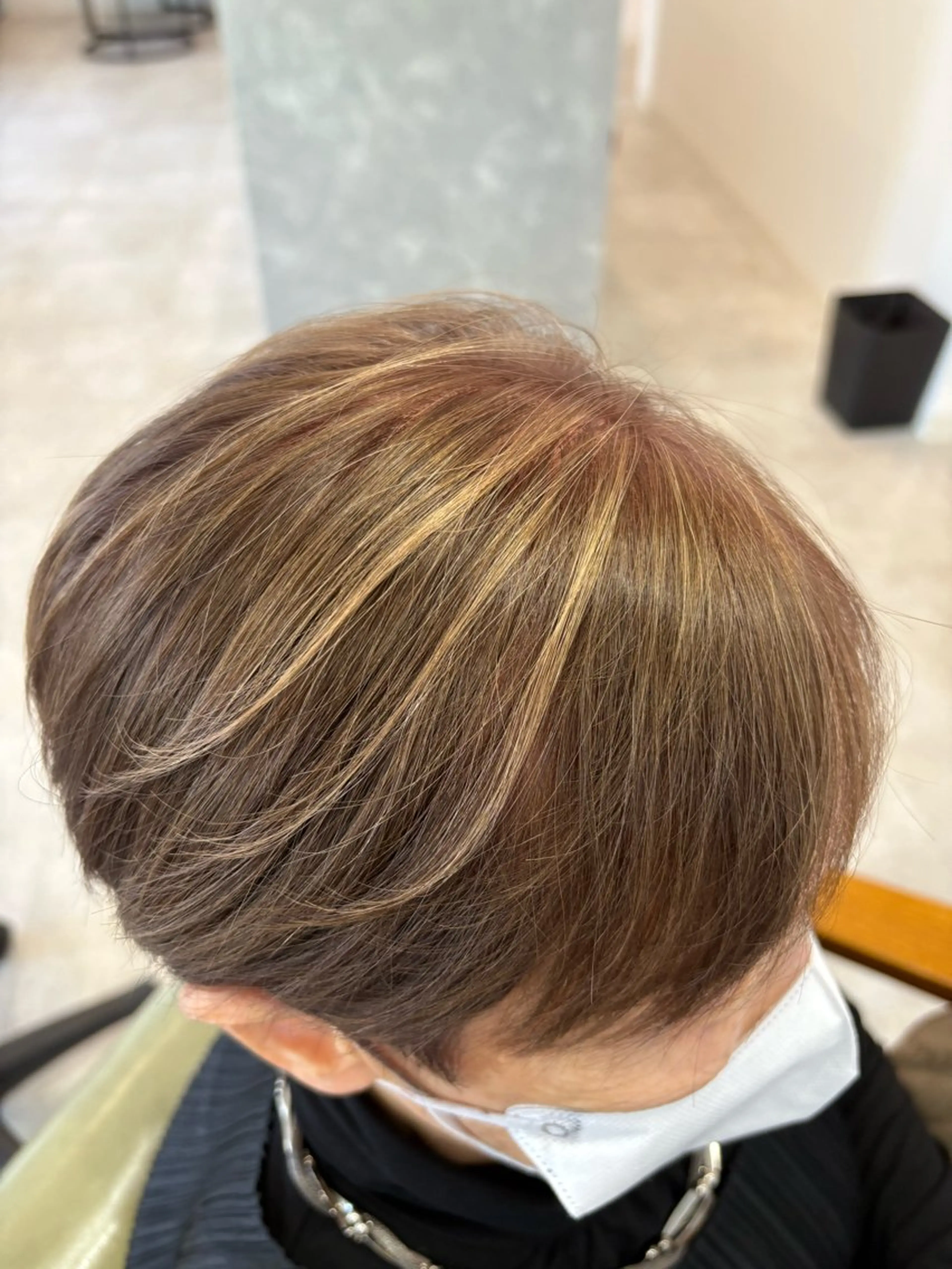 ショート カラー moiBlanc所属・パーマ/ショートボブ Aoyagiのヘアスタイル