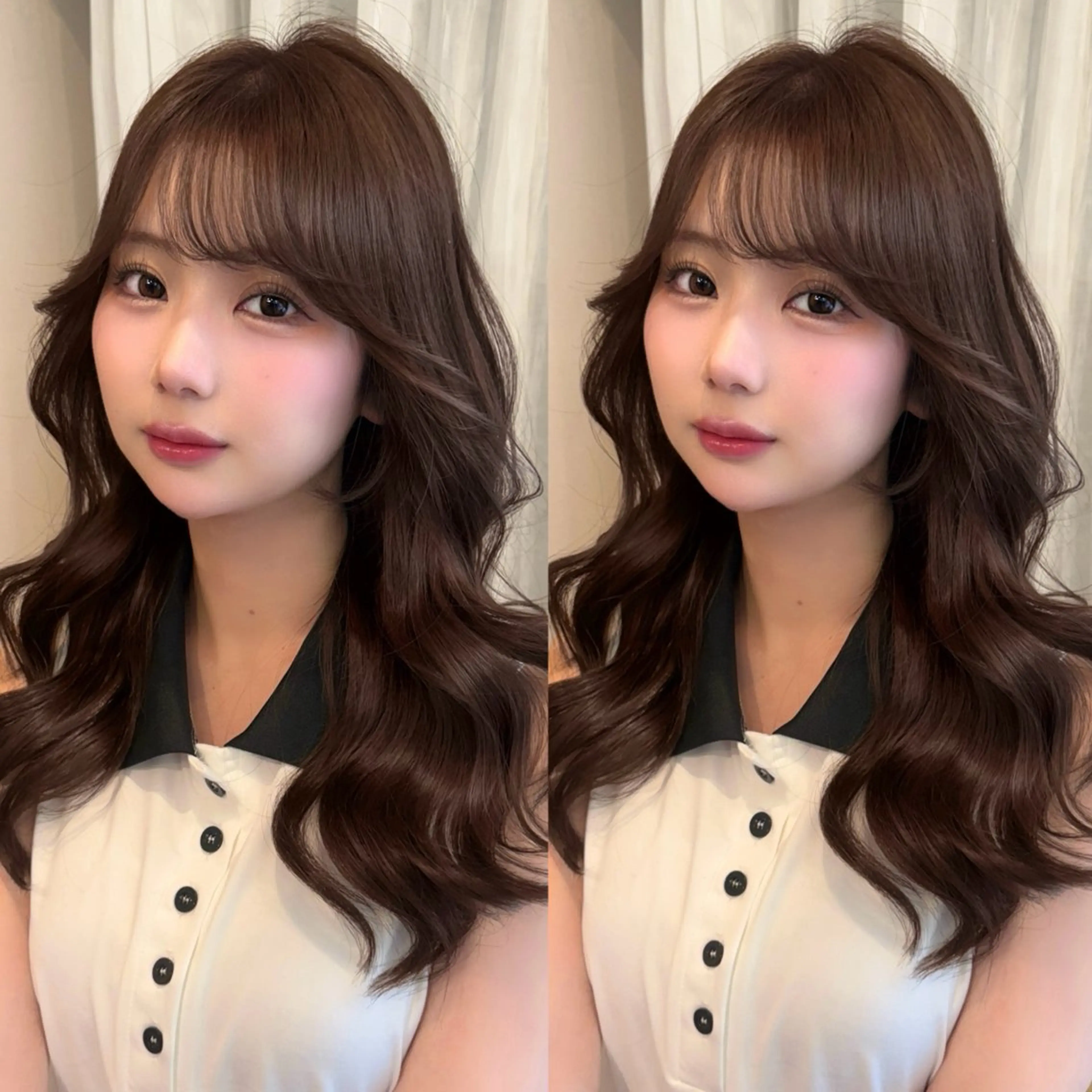 ロング カラー カット ヘアカラー トリートメント ♡韓国/レイヤー カット/Ayana♡のヘアスタイル