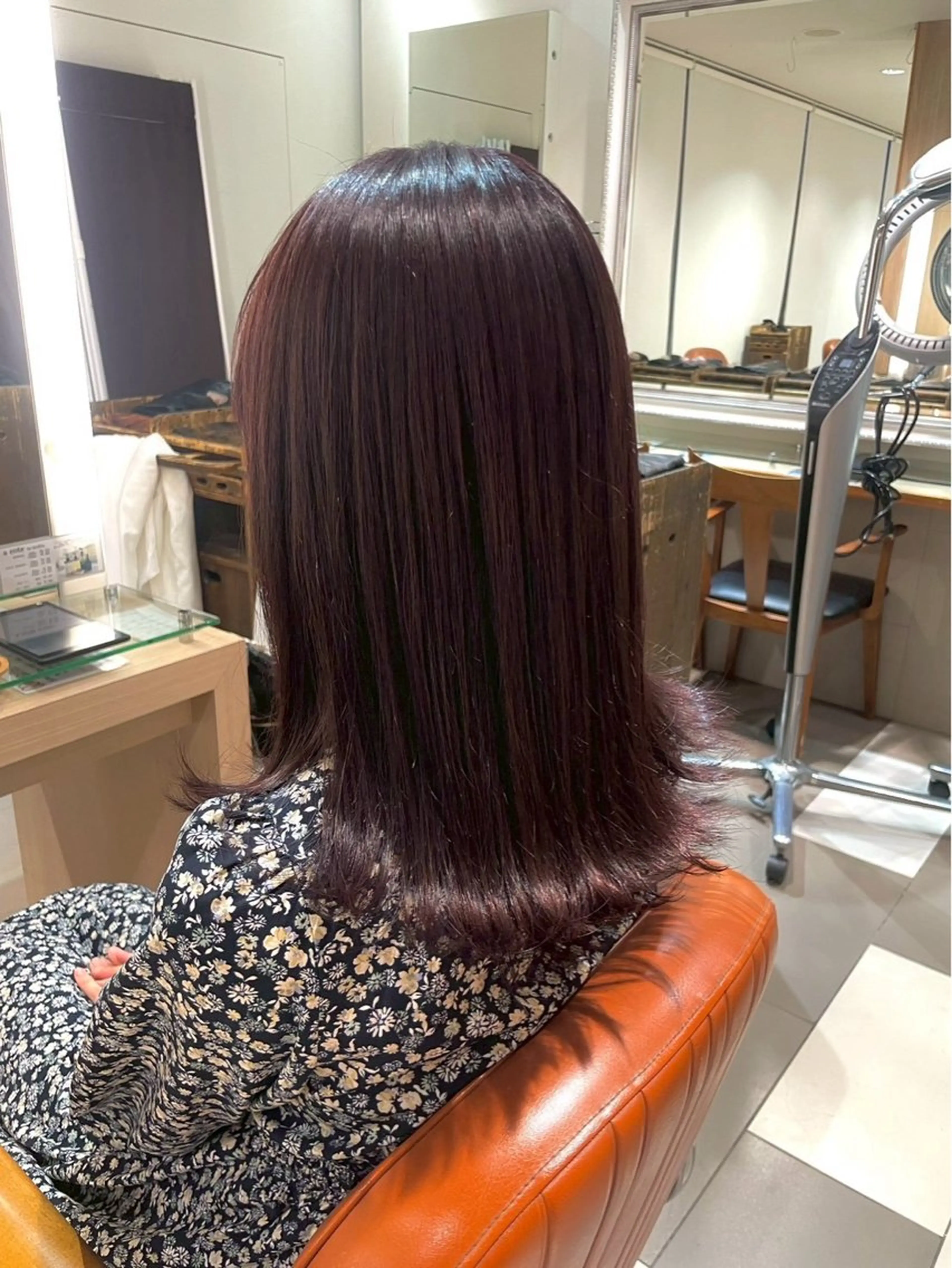 ミディアム カラー ブラウンカラー 自由が丘/まい/カラ ーモデル🎀/艶髪✨のヘアスタイル