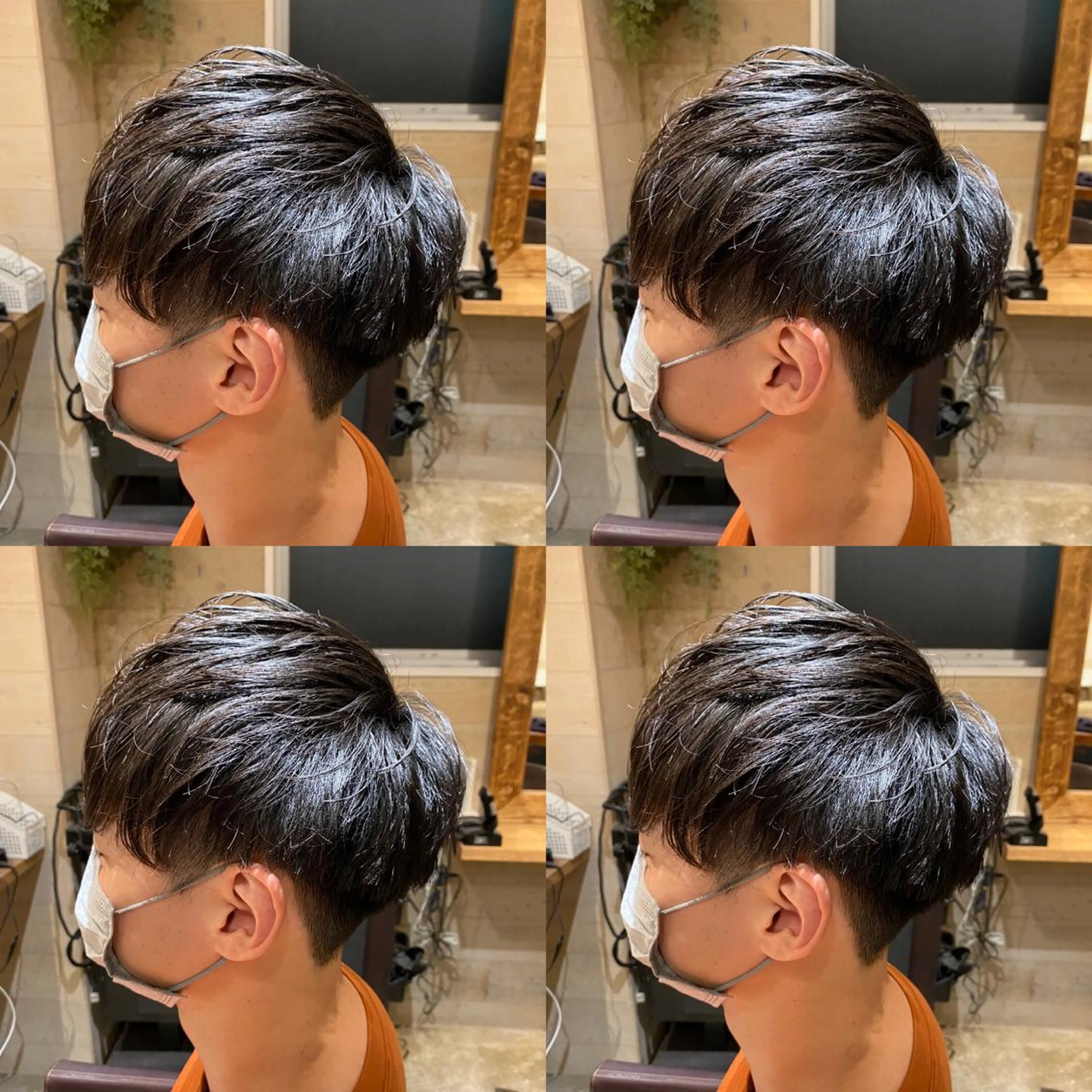 メンズ マッシュ 刈り上げ カット ヘアセット 💈メンズパーマ特化 店長望月謙二郎💈のヘアスタイル