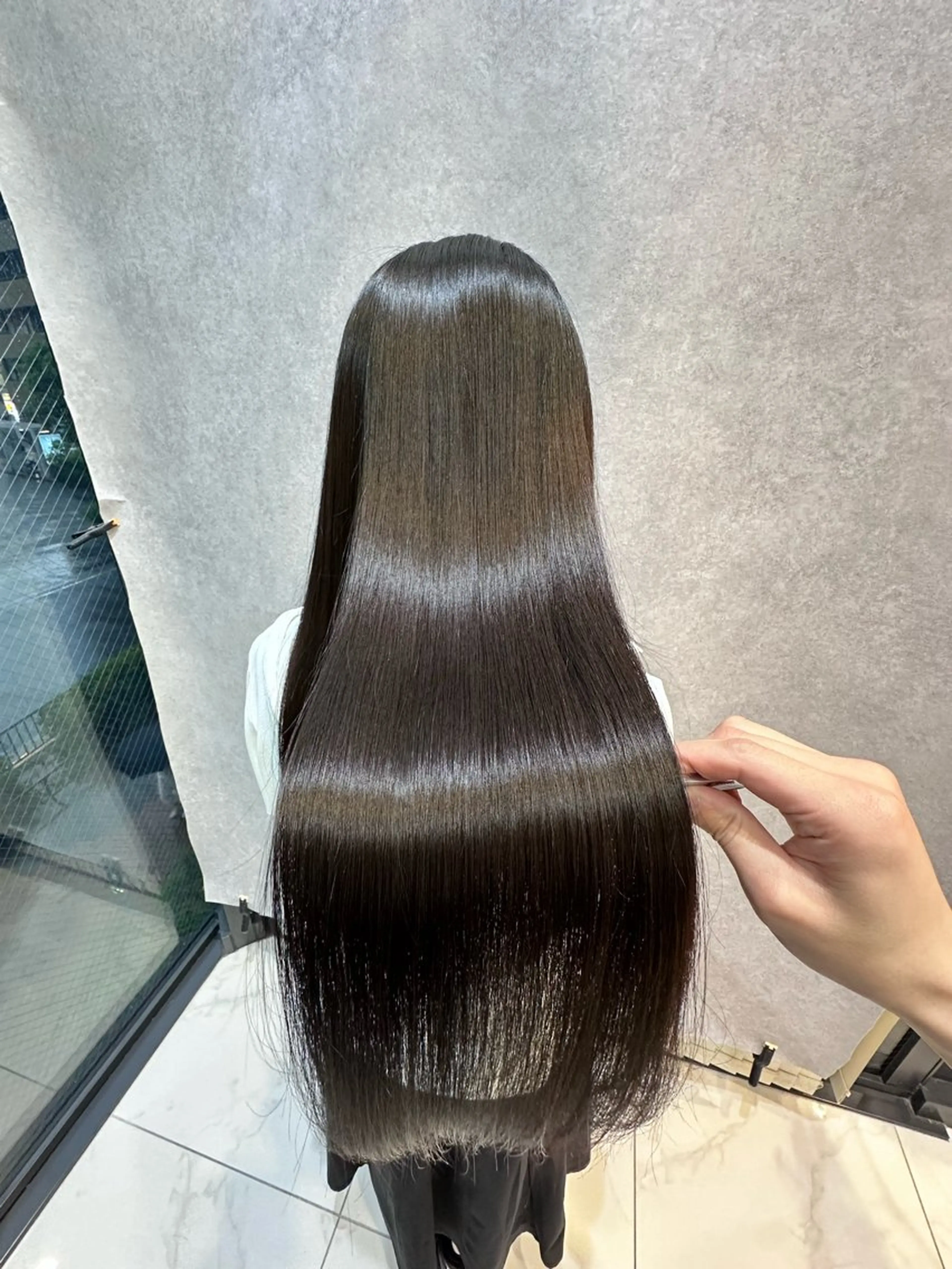 ロング 🔸縮毛矯正/髪質 改善カラー石崎🔸のヘアスタイル