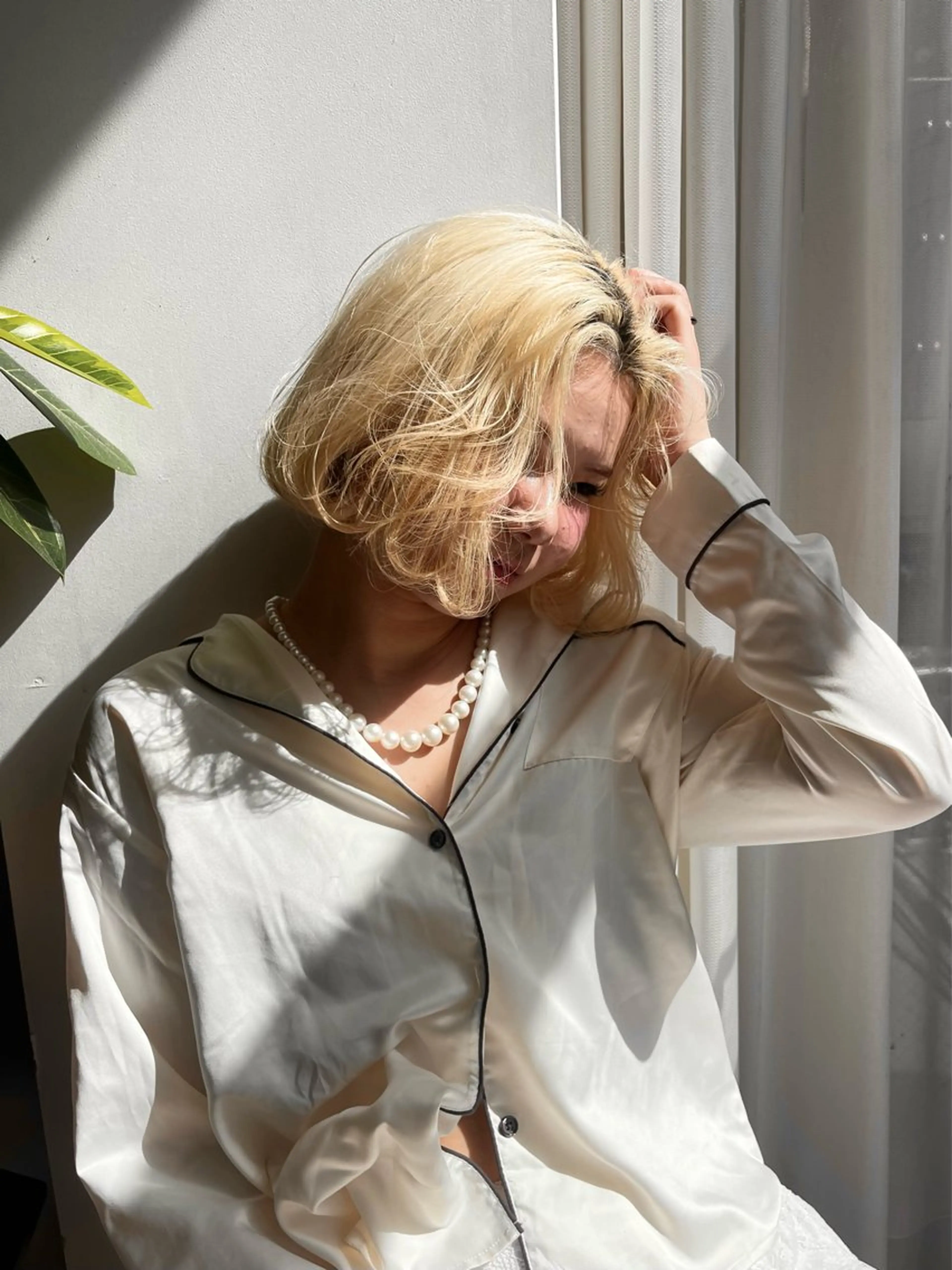 カラー カット ヘアカラー トリートメント ヘッドスパ ness 一花のヘアスタイル