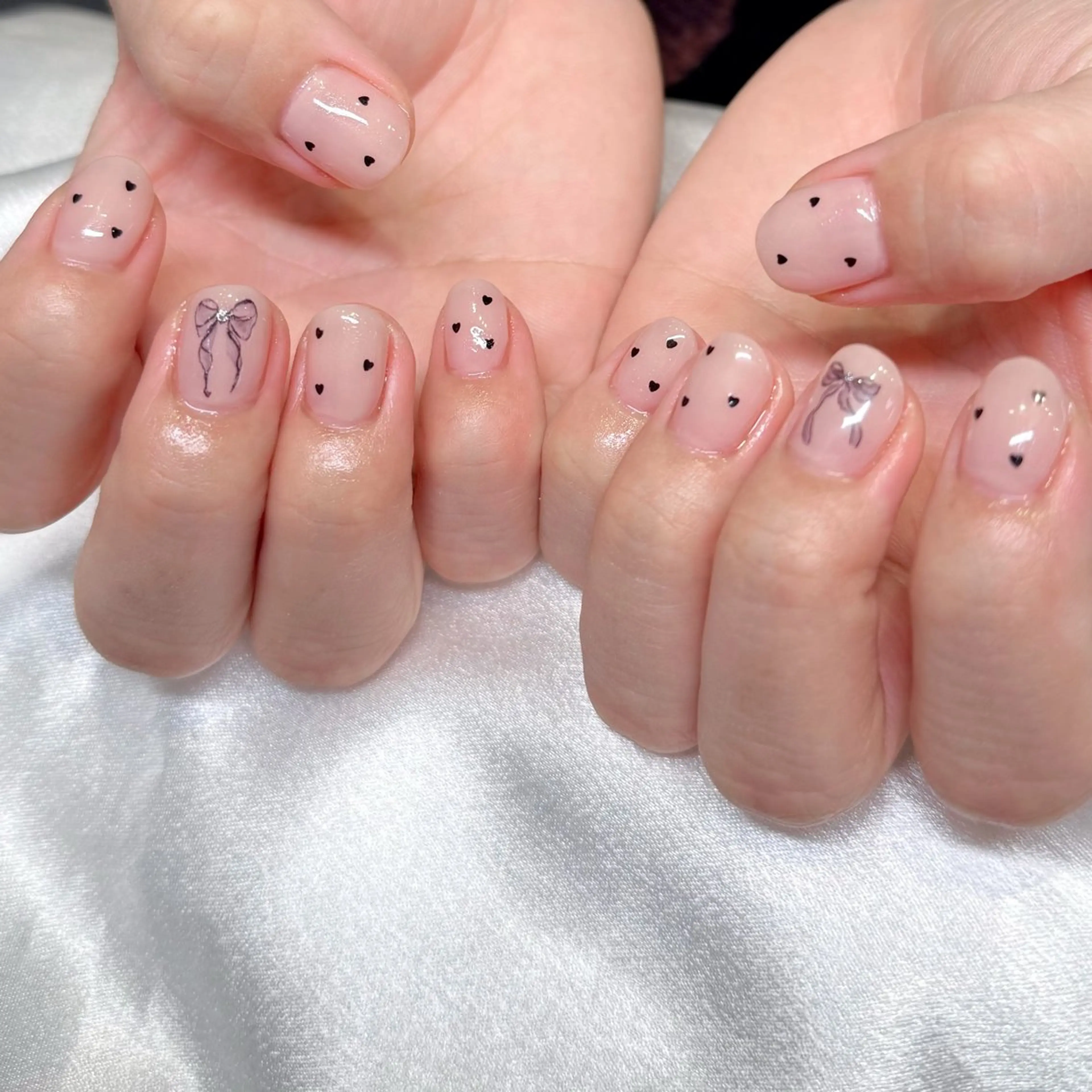 ネイル ハンドネイル mau🩵nail 堺筋本町｜心斎橋のネイルデザイン