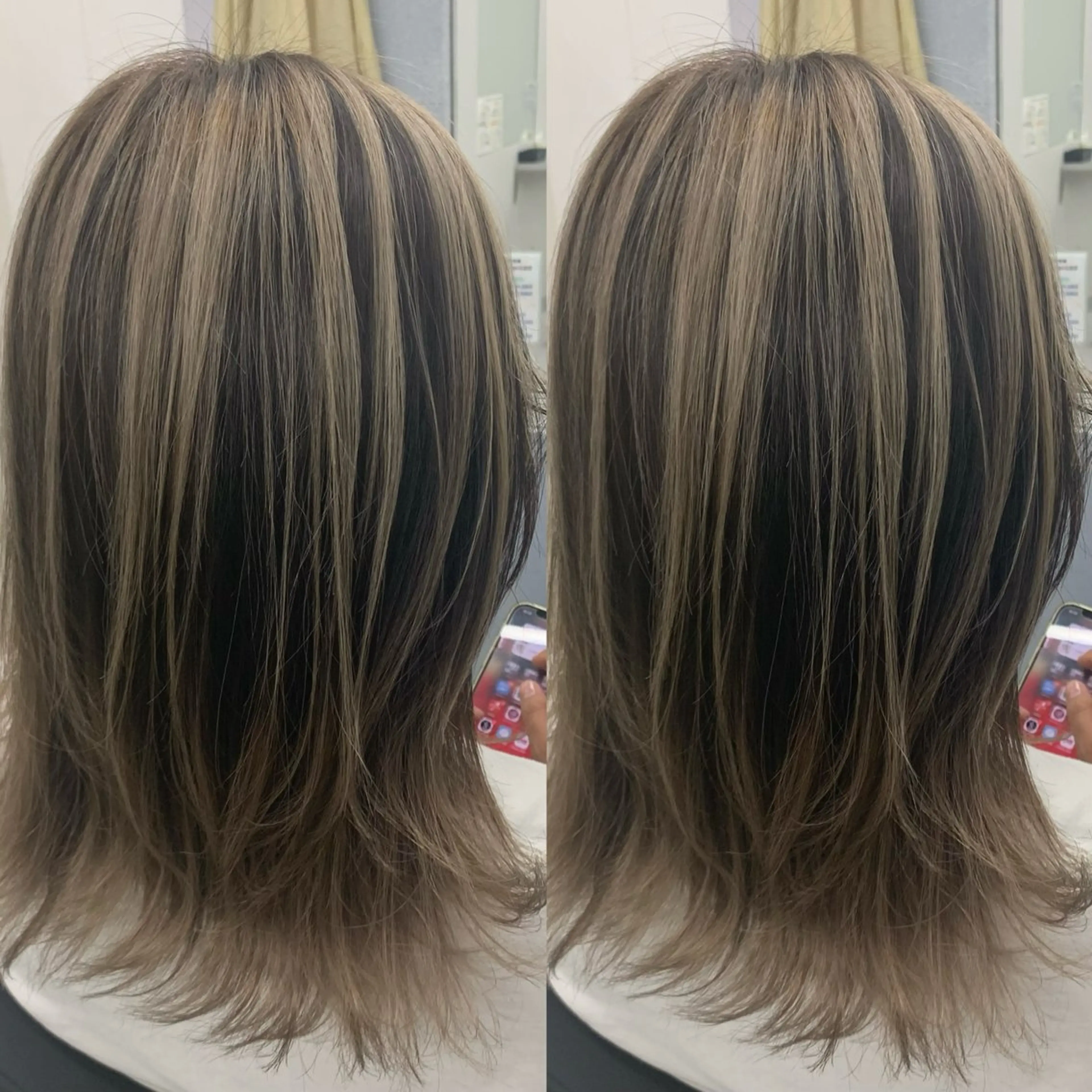 ミディアム ブリーチ無しカラー✨ 美鈴のヘアスタイル