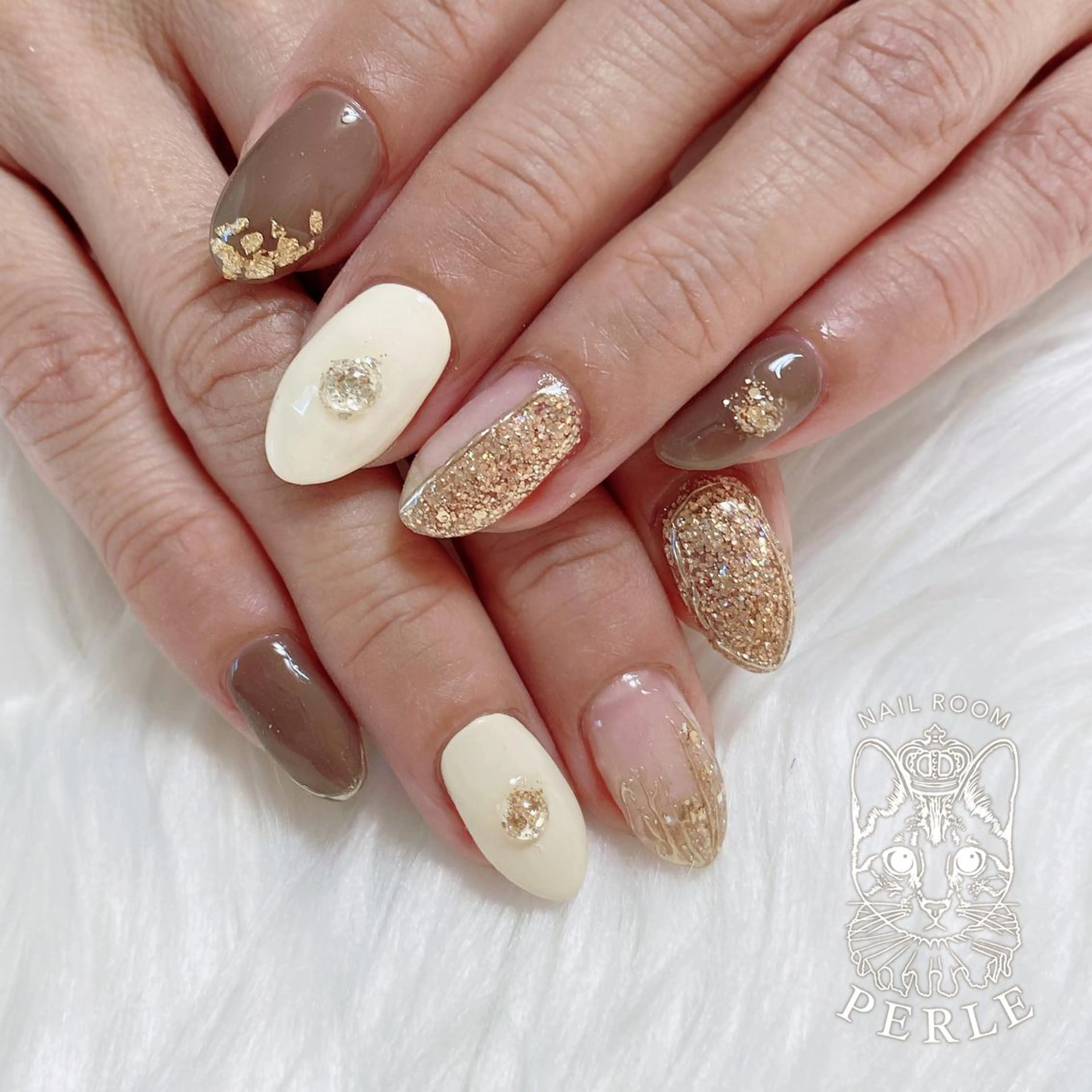 ネイル ハンドネイル nail room Perleのネイルデザイン