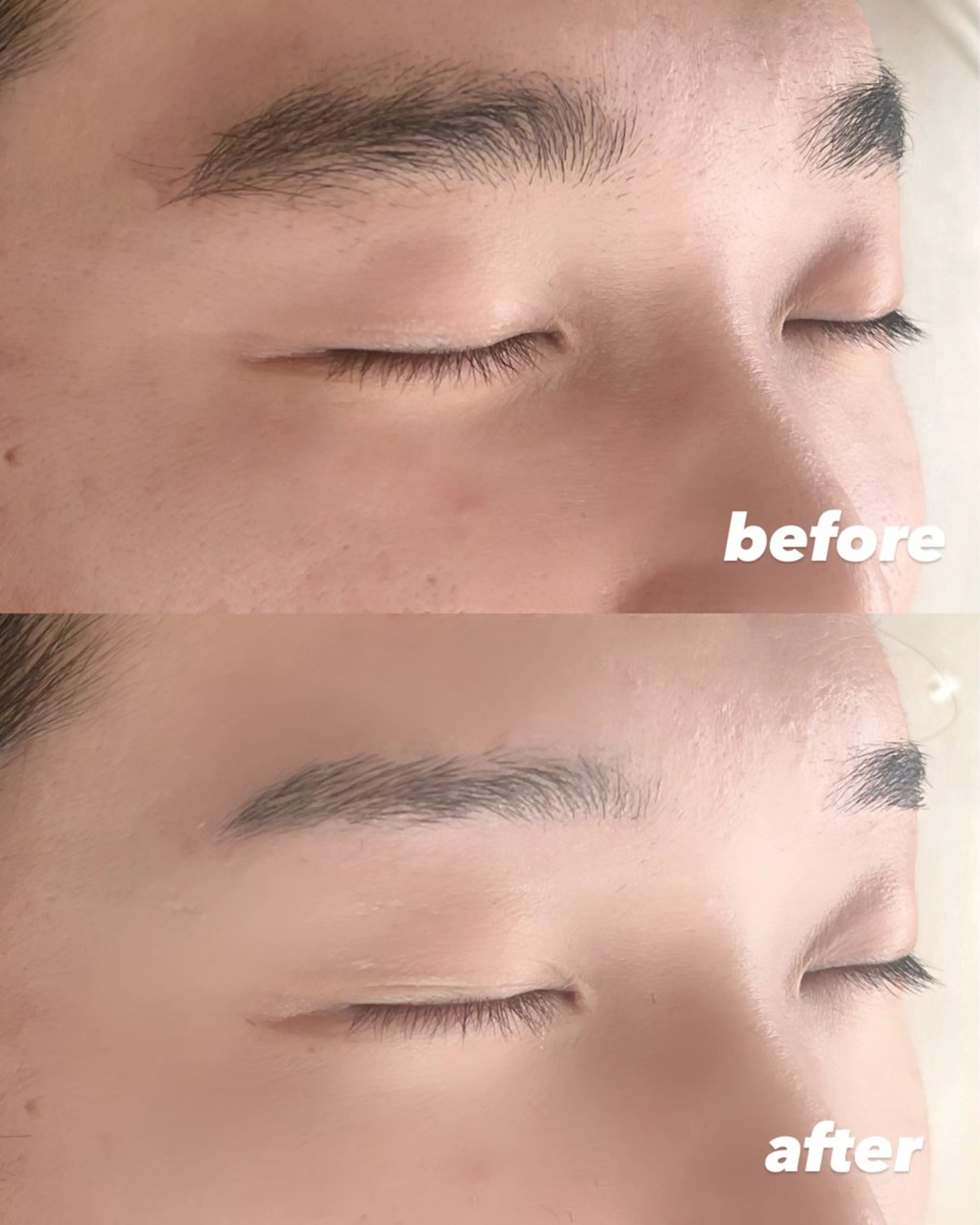 メンズ アイブロウ ワックス脱毛 眉カット BATON.藤崎翔 /西大分/のヘアスタイル