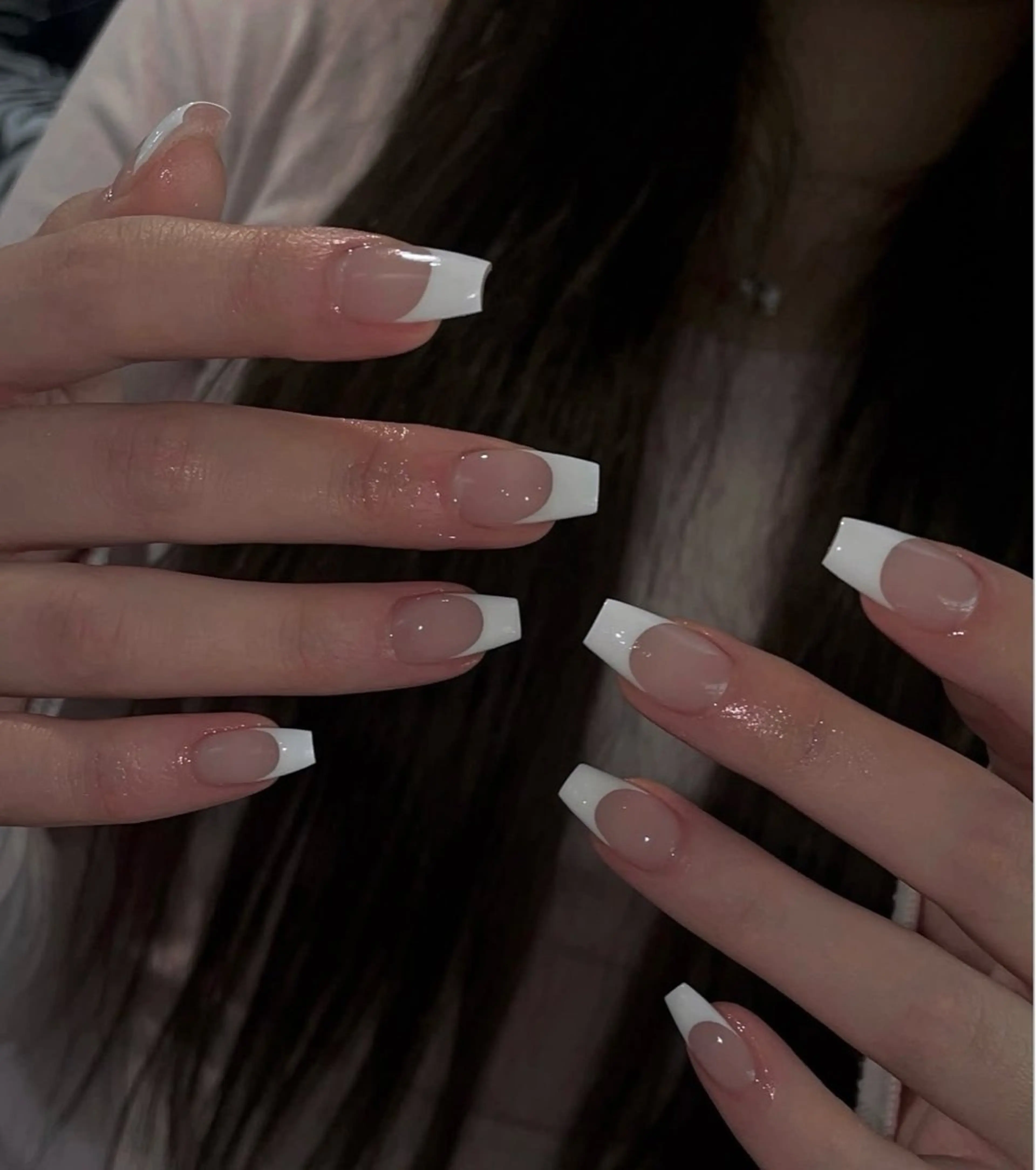 ミディアム 韓国風ヘア ハンドネイル Aila Nail ShinOkuboのネイルデザイン