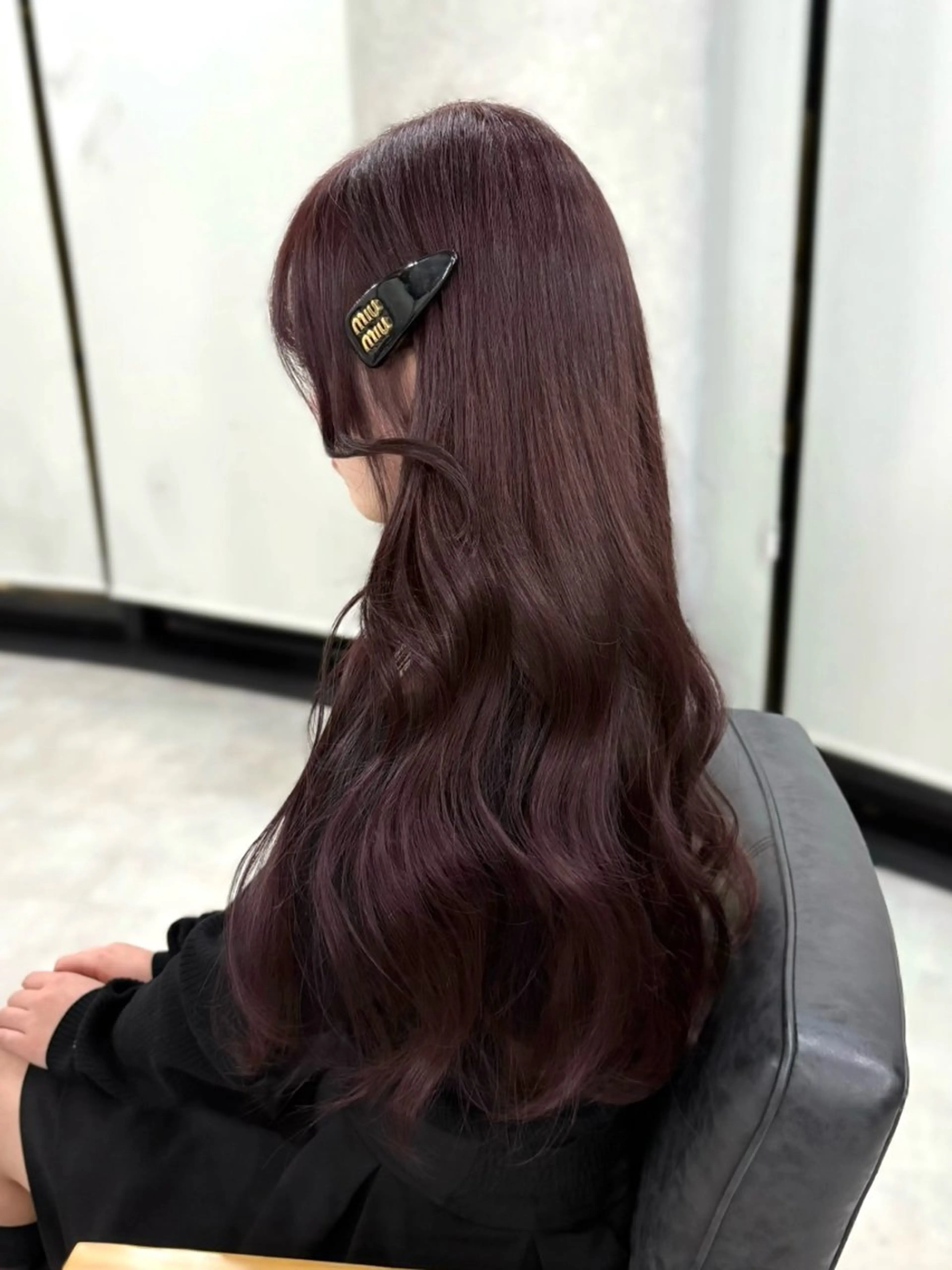 ロング カラー ラベンダーカラー ラベンダーピンク ピンクカラー カット ヘアカラー 盛れる顔まわり✨🎀 レイヤー別所好葉のヘアスタイル
