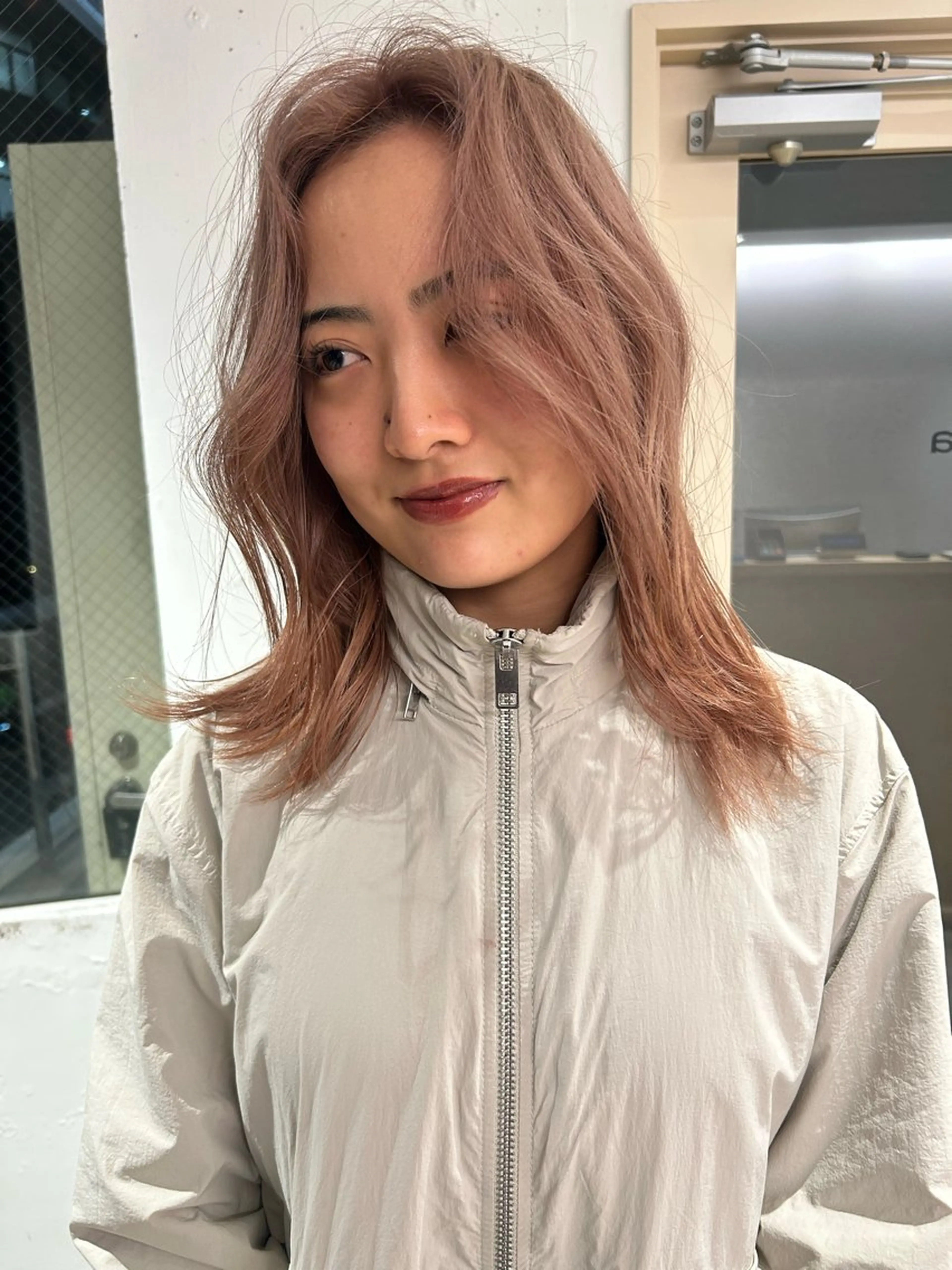 セミロング カラー ヘアカラー トリートメント ケアパーマ/ケアブリ ーチdaisukeのヘアスタイル