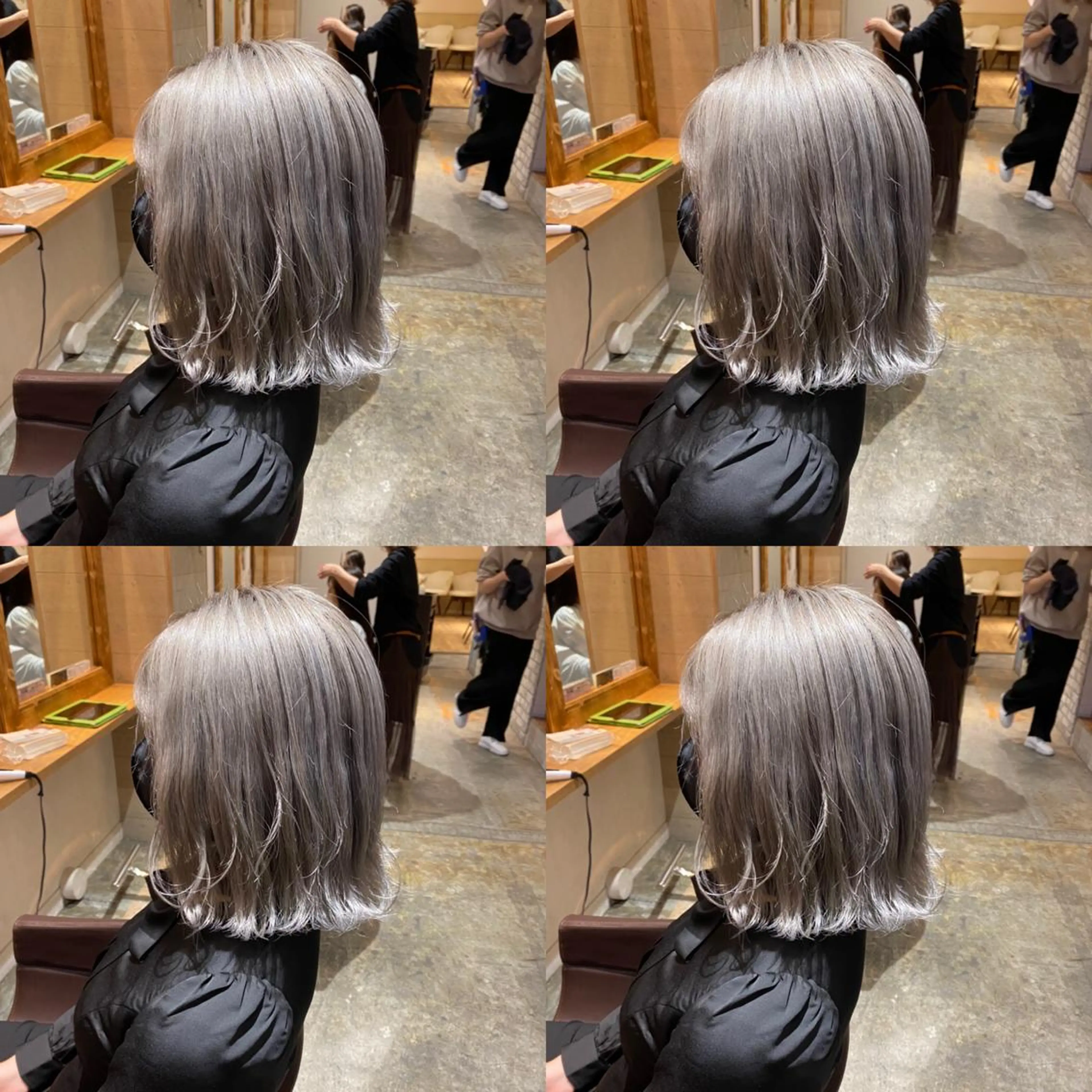 ミディアム カラー レイヤー×髪質改善 マネージャー安藤光司のヘアスタイル