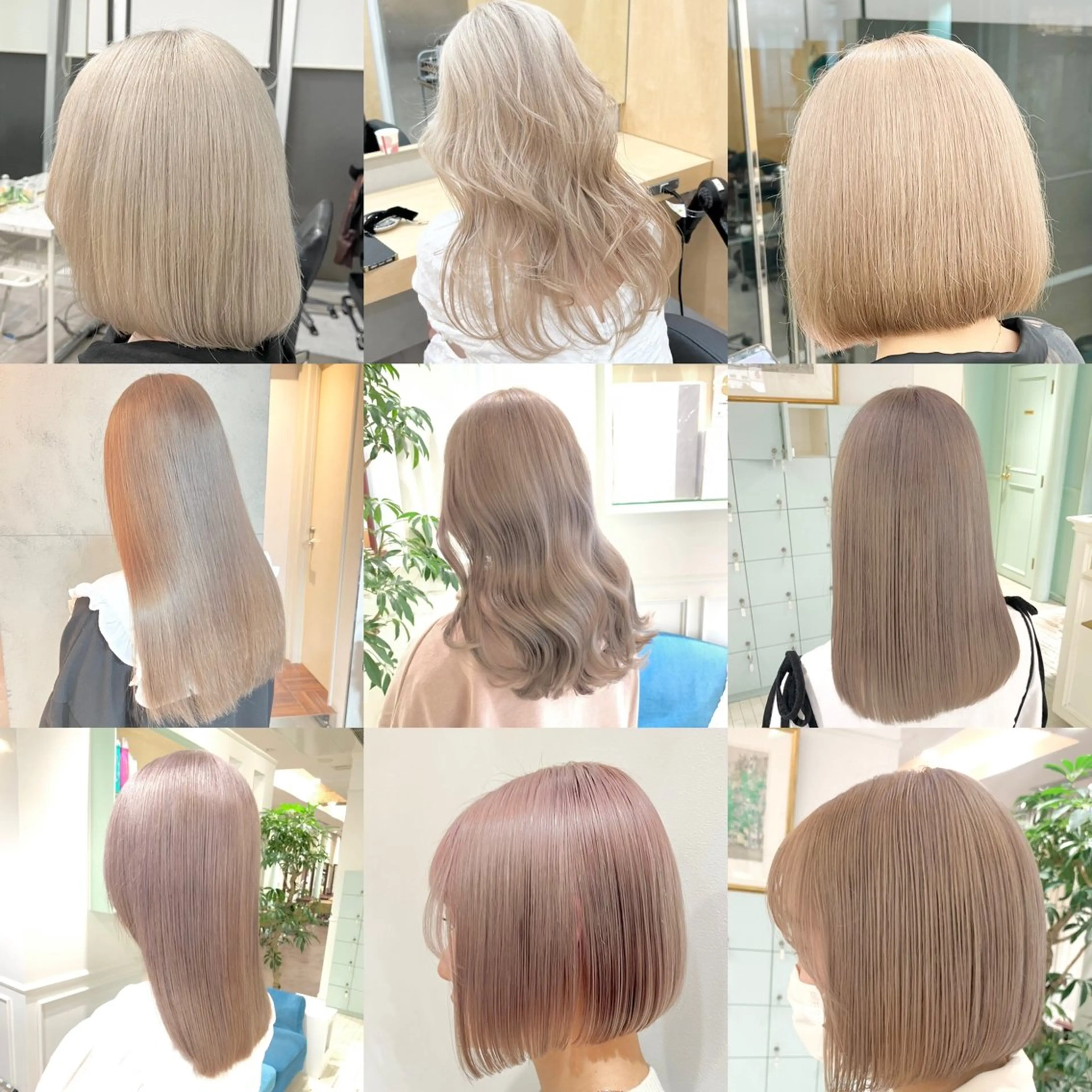 ミディアム カラー カット ヘアカラー トリートメント ヘアセット 🫧艶ダブルカラー ブリーチ🫧トモヤのヘアスタイル