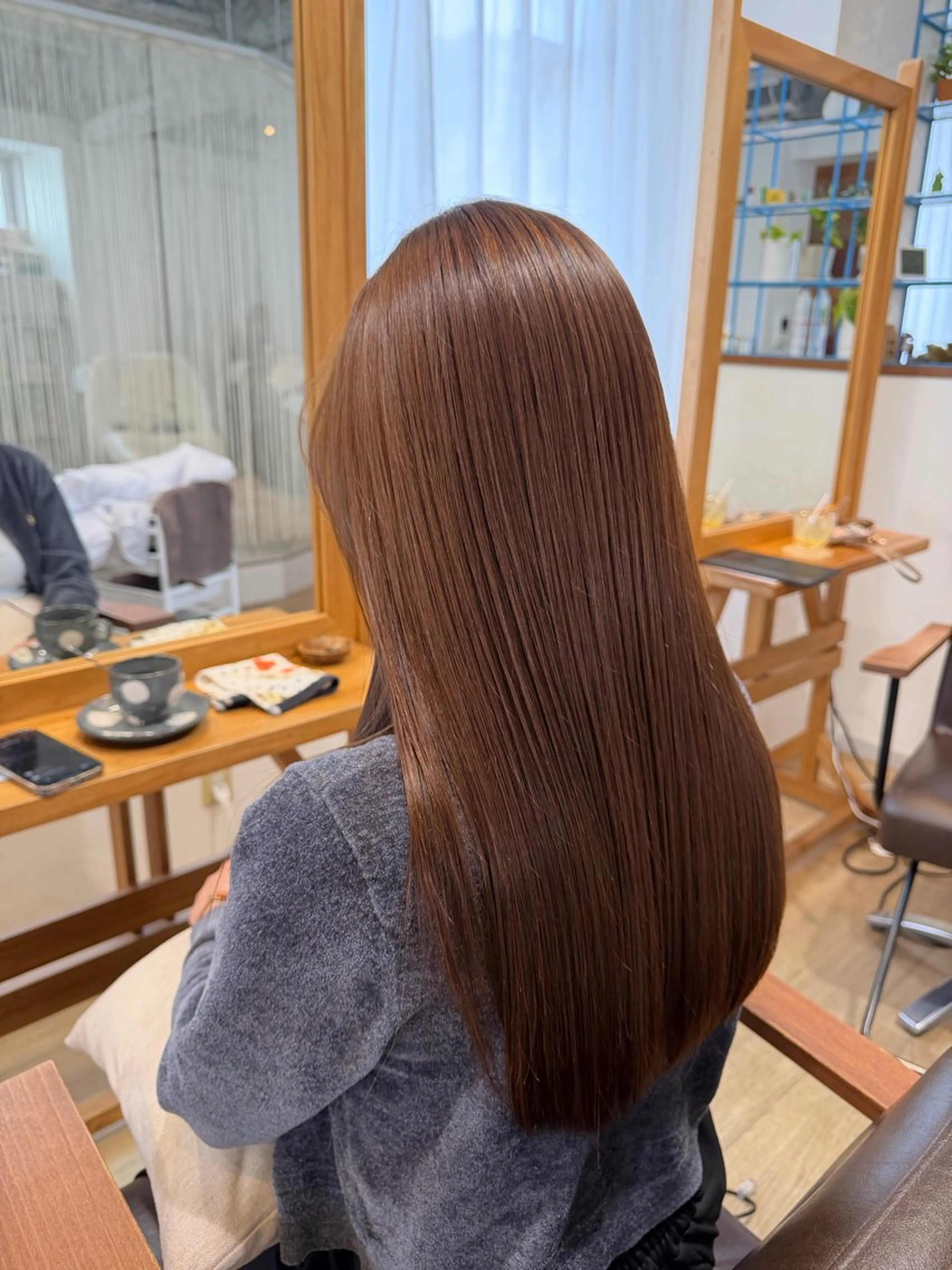 ロング 髪質改善 トリートメント トリートメント RENA｜透明感 カラー×癒しスパのヘアスタイル