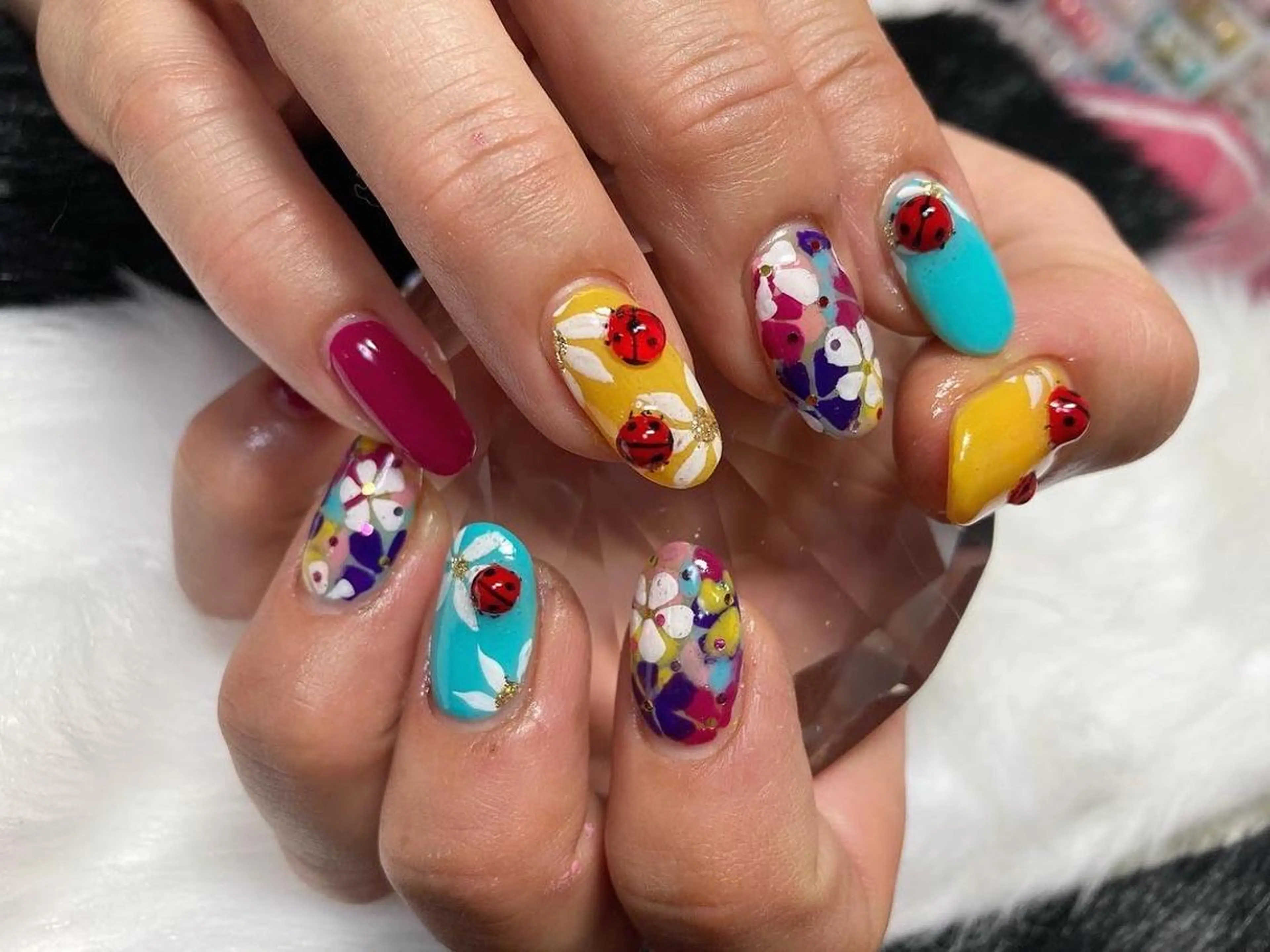 セミロング ネイル nail yukkoのネイルデザイン