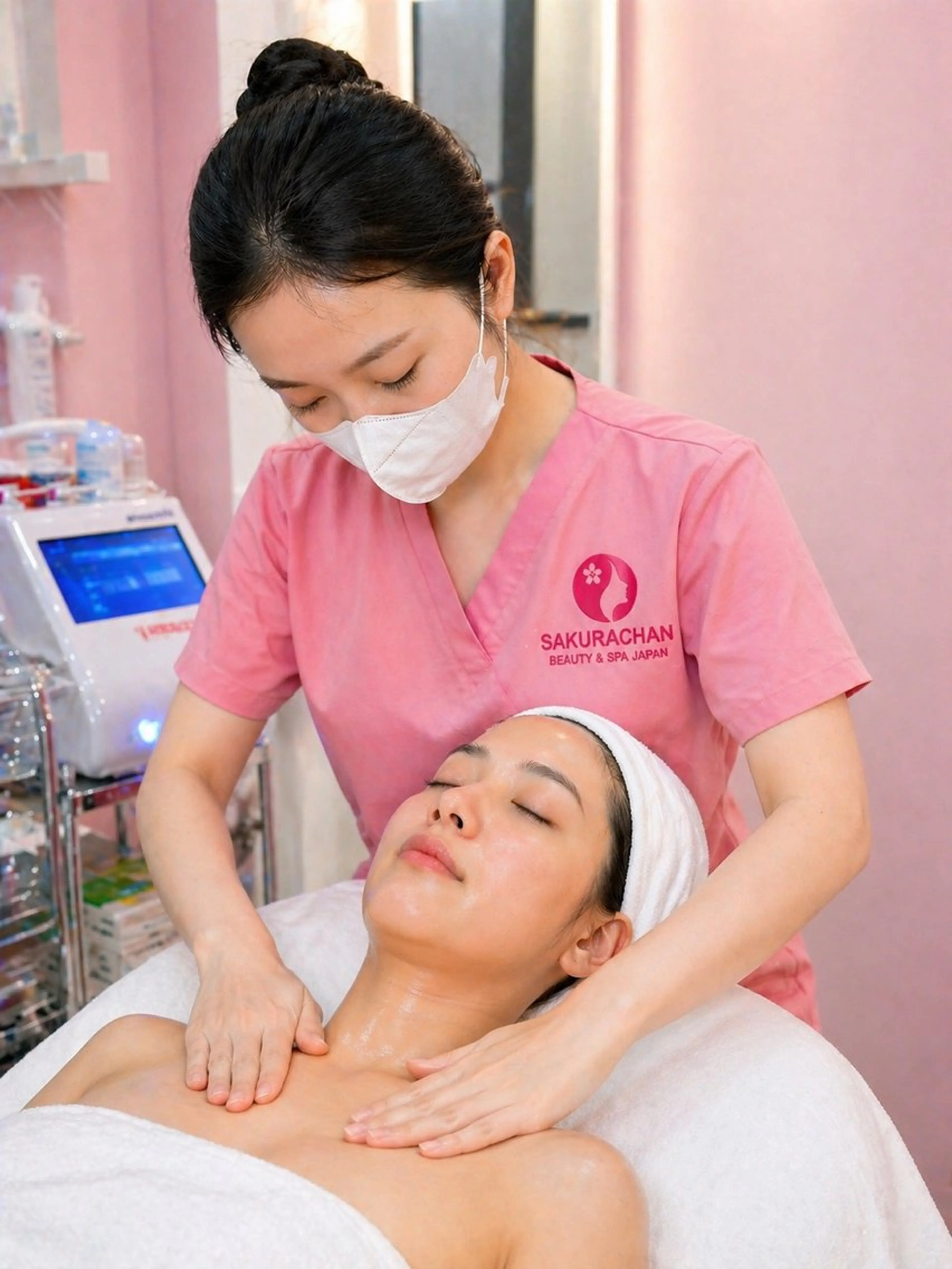 🉐GW限定🉐毛穴洗浄＋小顔コルギ（カッサ）＋美肌パック＋ヘッド首肩ケア💆‍♀️の写真