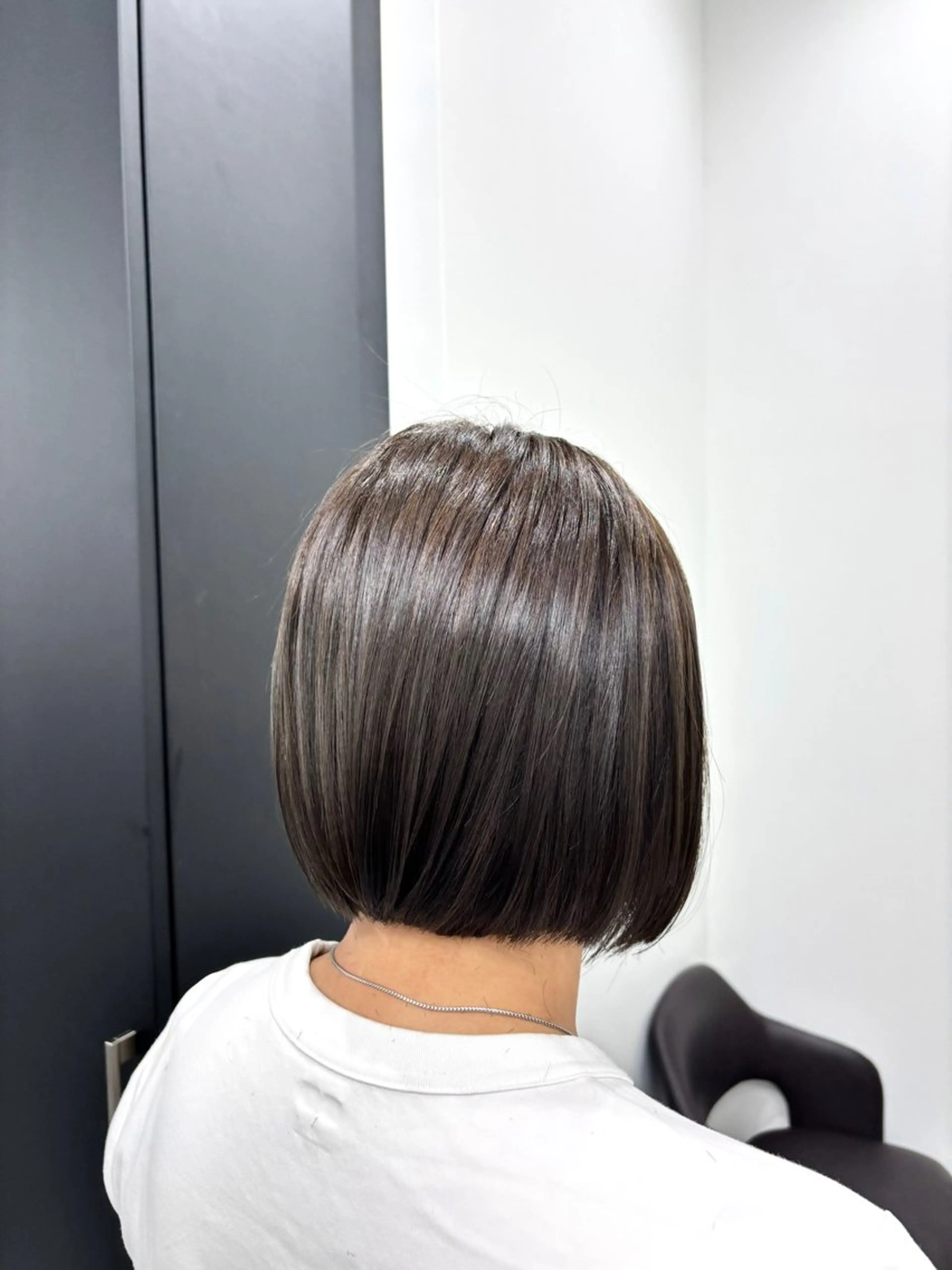 cut➕one color➕treatment🫐の写真