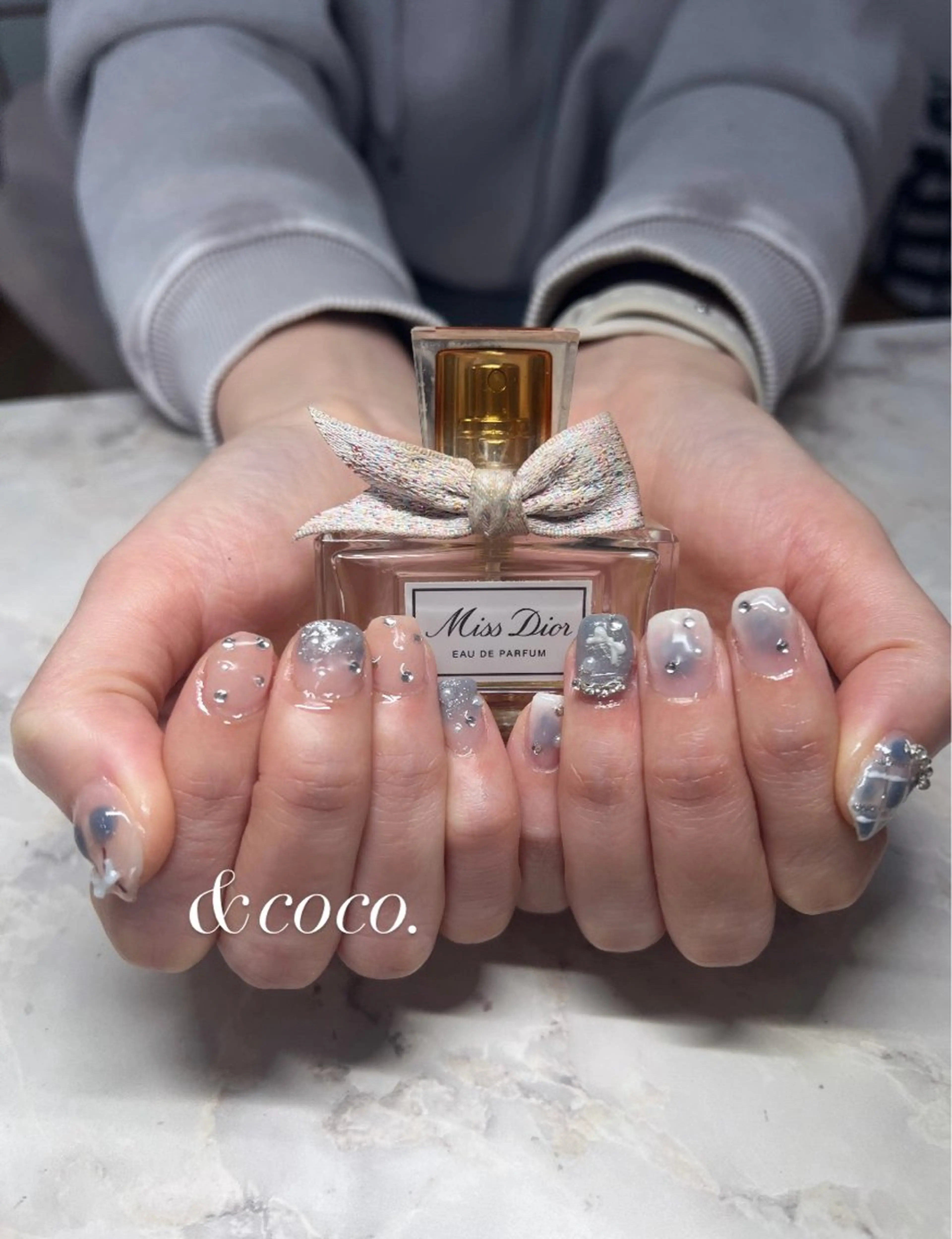 ネイル 長さ出し ハンドネイル ハンドケア ＆ coco.のネイルデザイン