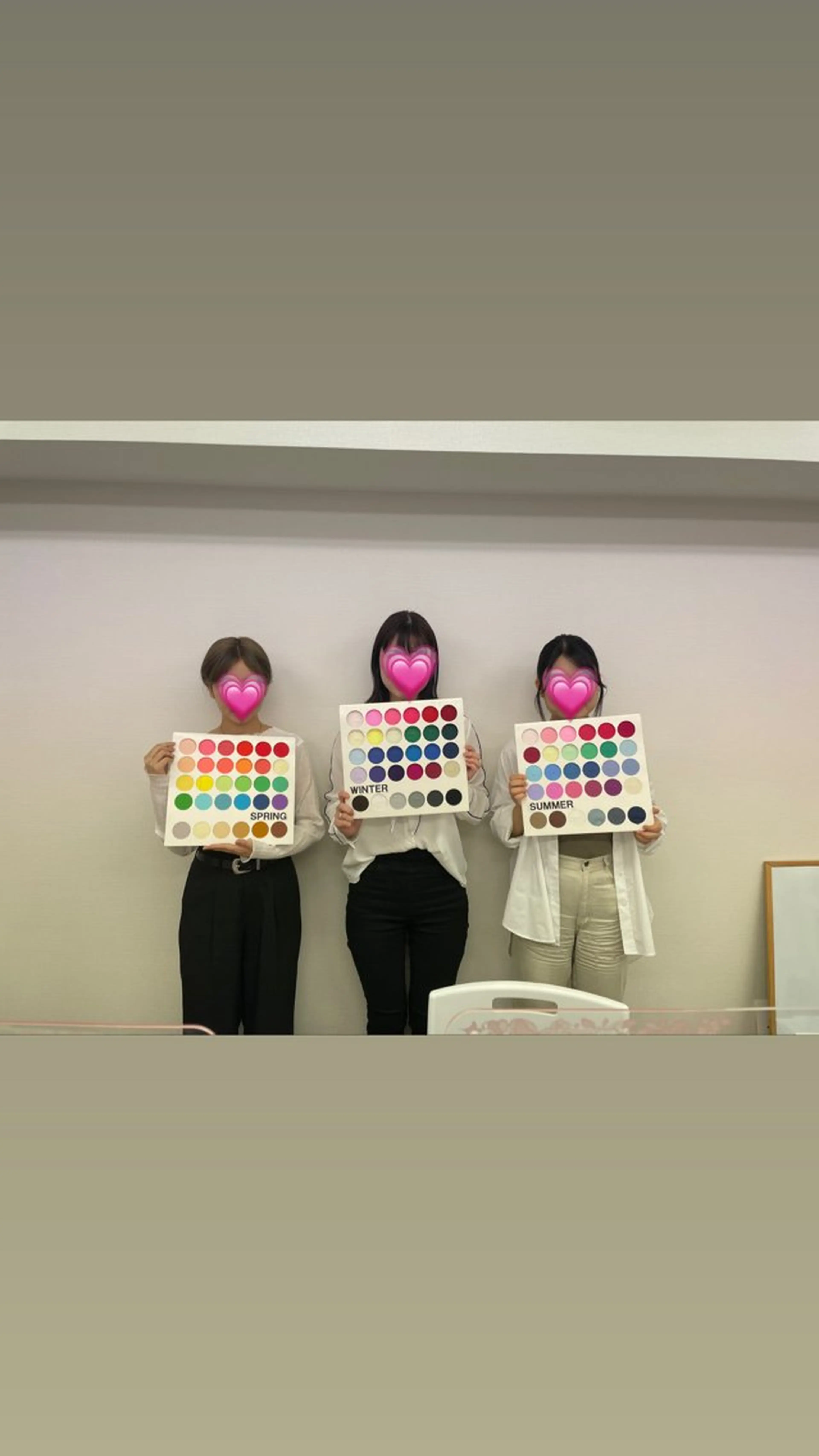 【ペア割】パーソナルカラー診断+骨格診断+顔パーツ診断の写真