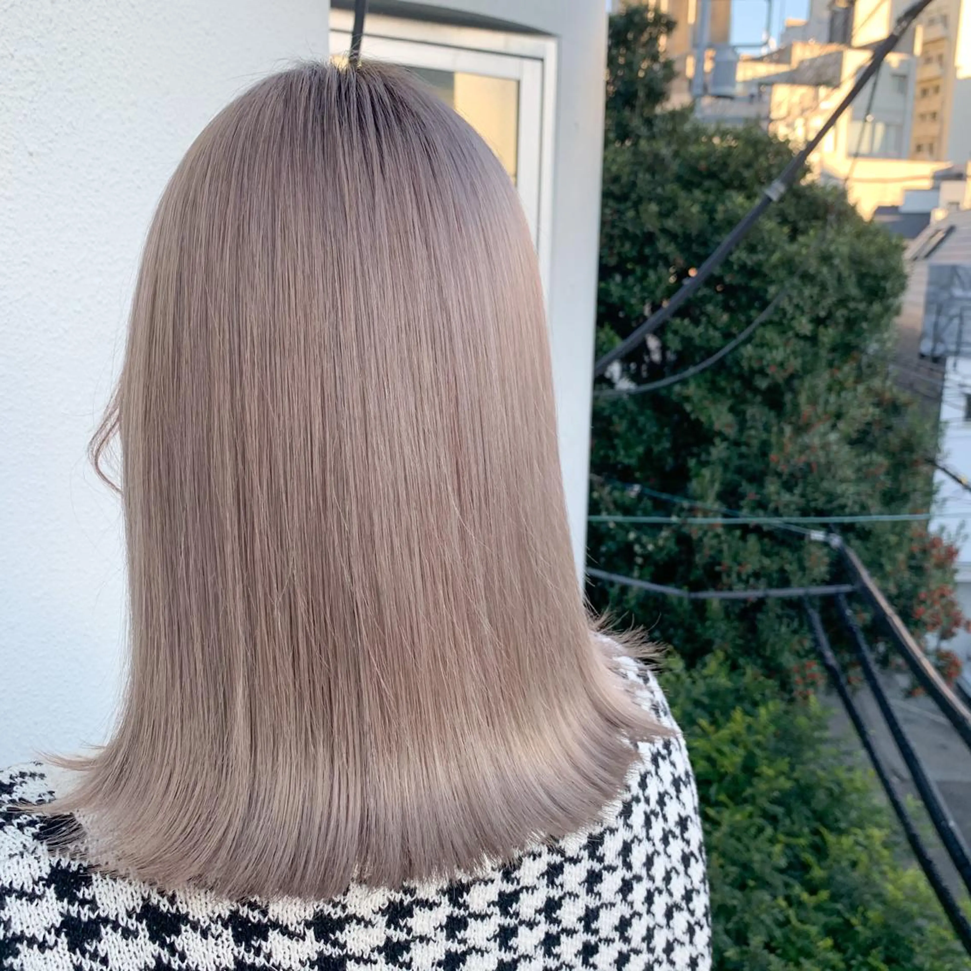 ミディアム カラー アディクシーカラー アクアカラー アッシュ バレイヤージュ ベージュカラー ヘアカラー トリートメント ✨ブリーチマスター✨ オクヤマヨウスケのヘアスタイル